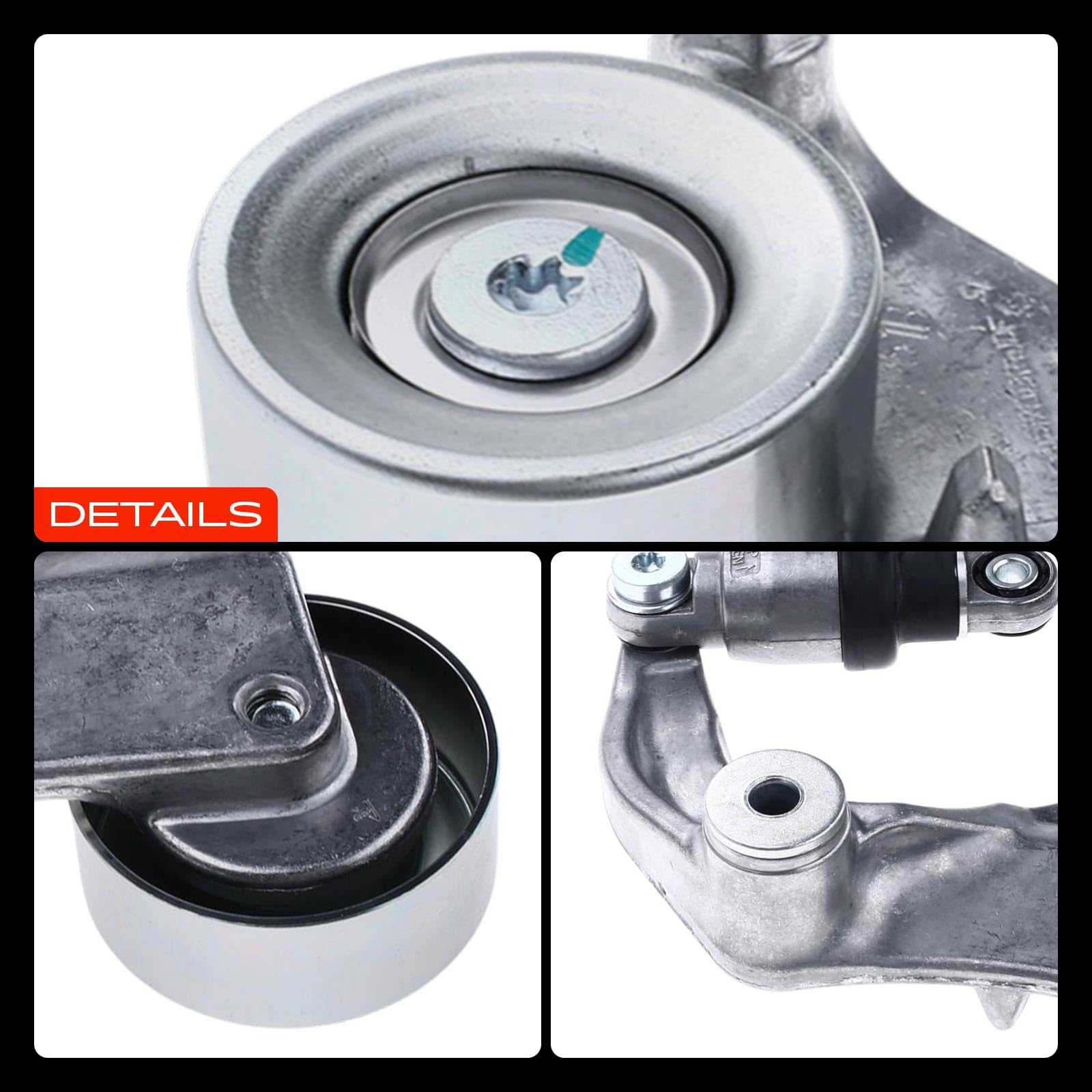 Frankberg Puleggia Guida a Rulli Compatibile con Civic VIII Hatchback FK FN 1.8 Civic VIII Berlina FA FD 1.8 Replace# 39077,31170RWK025
