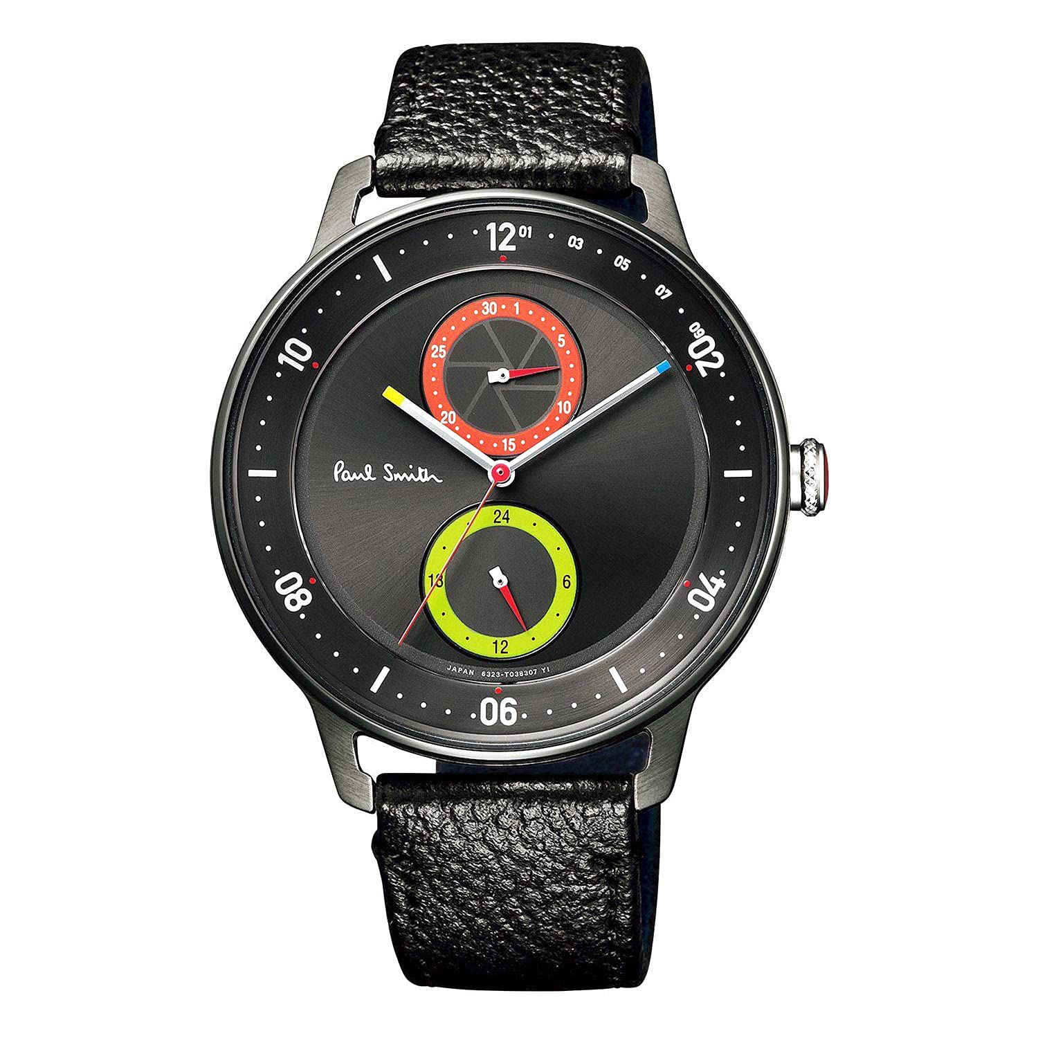 【極美品】ポールスミス 限定品 腕時計 BH2-049-50 黒 レザーベルト Amazon.co.jp: ポールスミス PAUL SMITH 腕時計 BH2-049-50