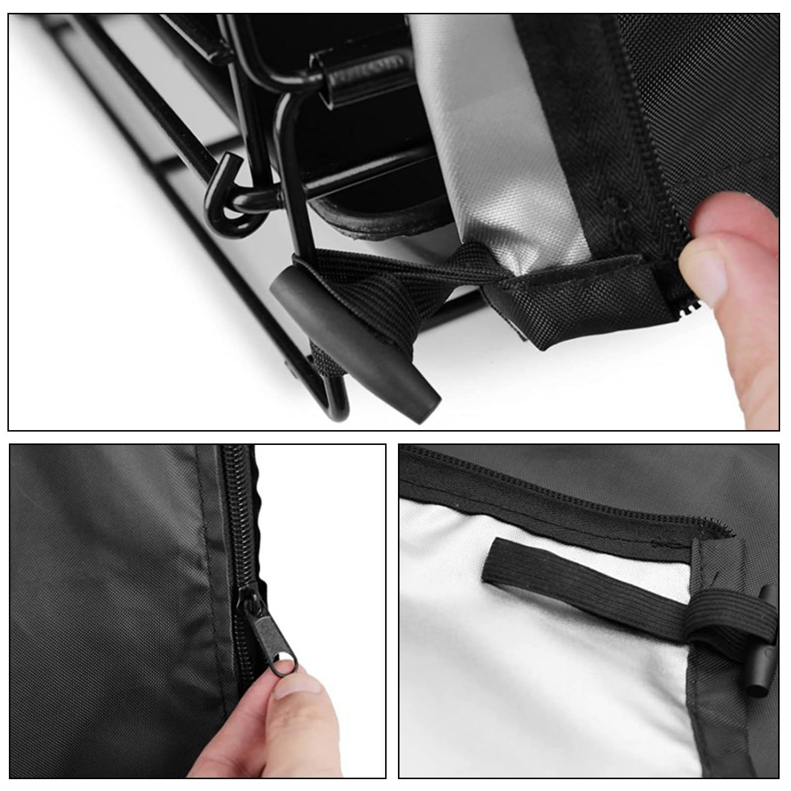 Copertura Per Gabbia Per Cani, 48x30x33in Copertura Per Cuccia Per Cani Resistente Copertura Durevole Antivento Impermeabile Gabbia Per Cani Pieghevole Accessori Per Interni Ed Esterni Nero