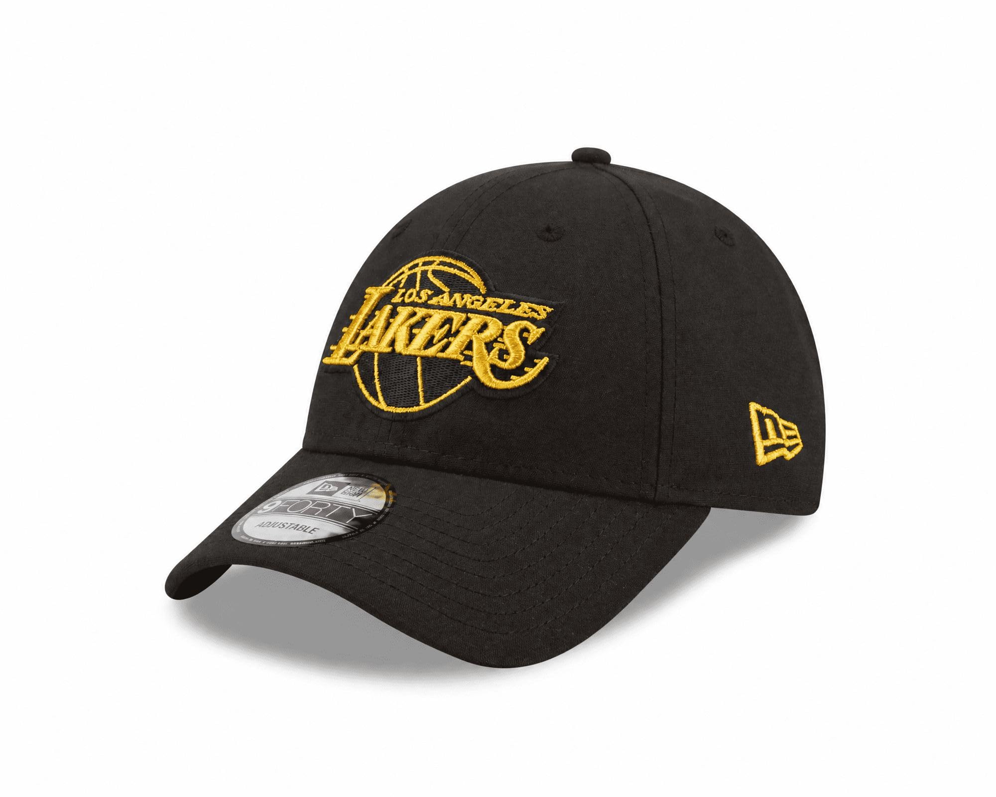 New Era Los Angeles Lakers NBA Cap verstellbar 9Forty Basketball Kappe Snapback Schwarz Gold - One-Size — image 1