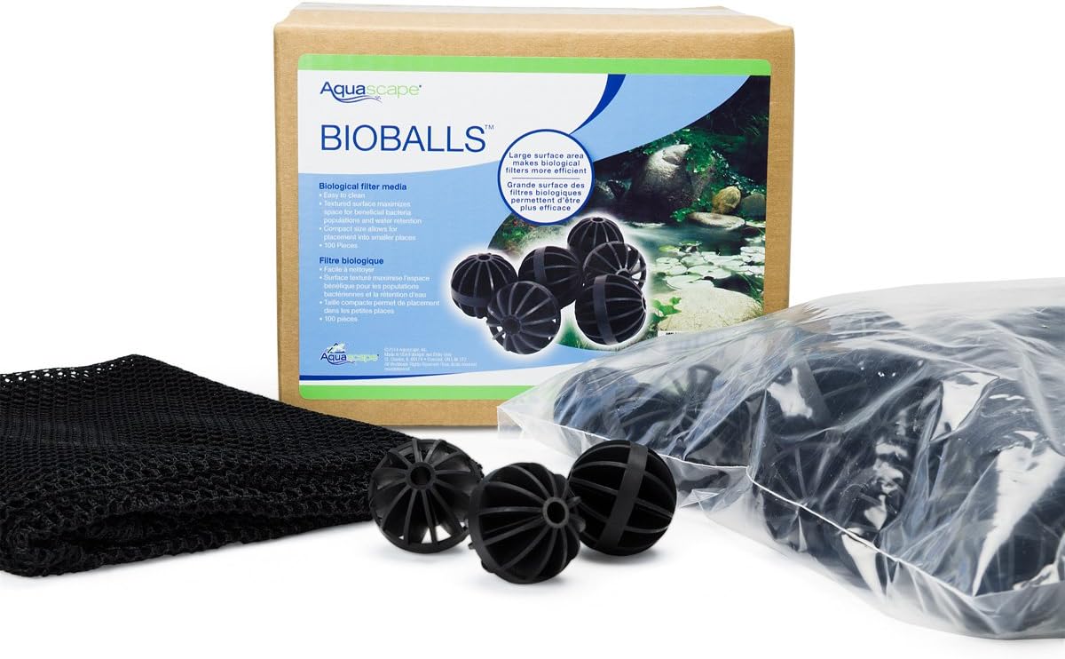 Black BioBalls Biological Filter Media - 100 Count