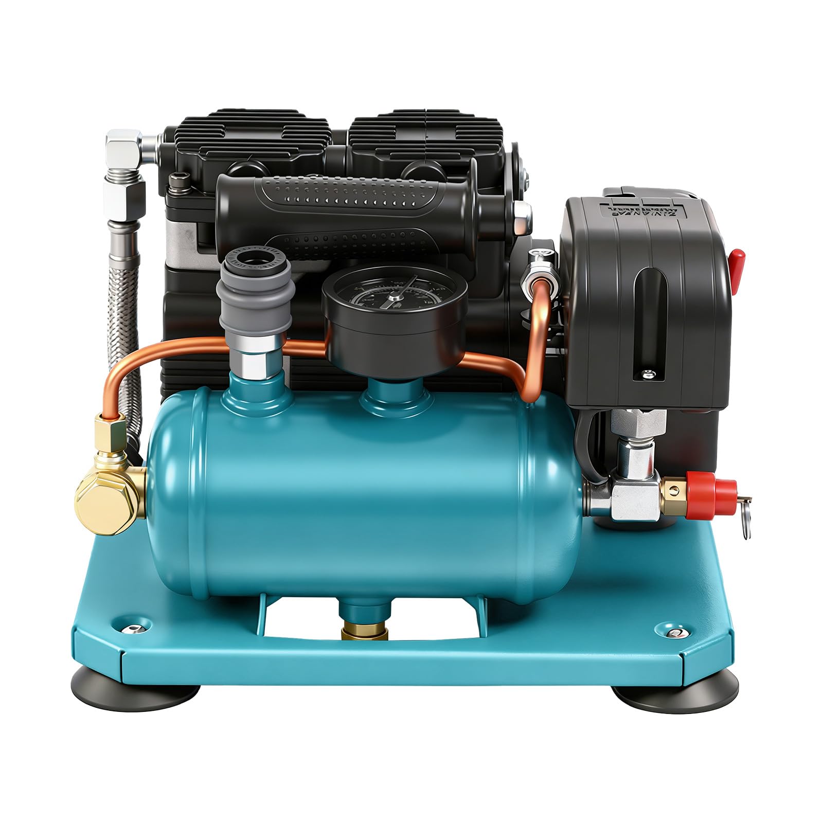 Akku Kompressor Druckluftkompressor für Makita 18V Akku, 8bar Arbeitsdruck