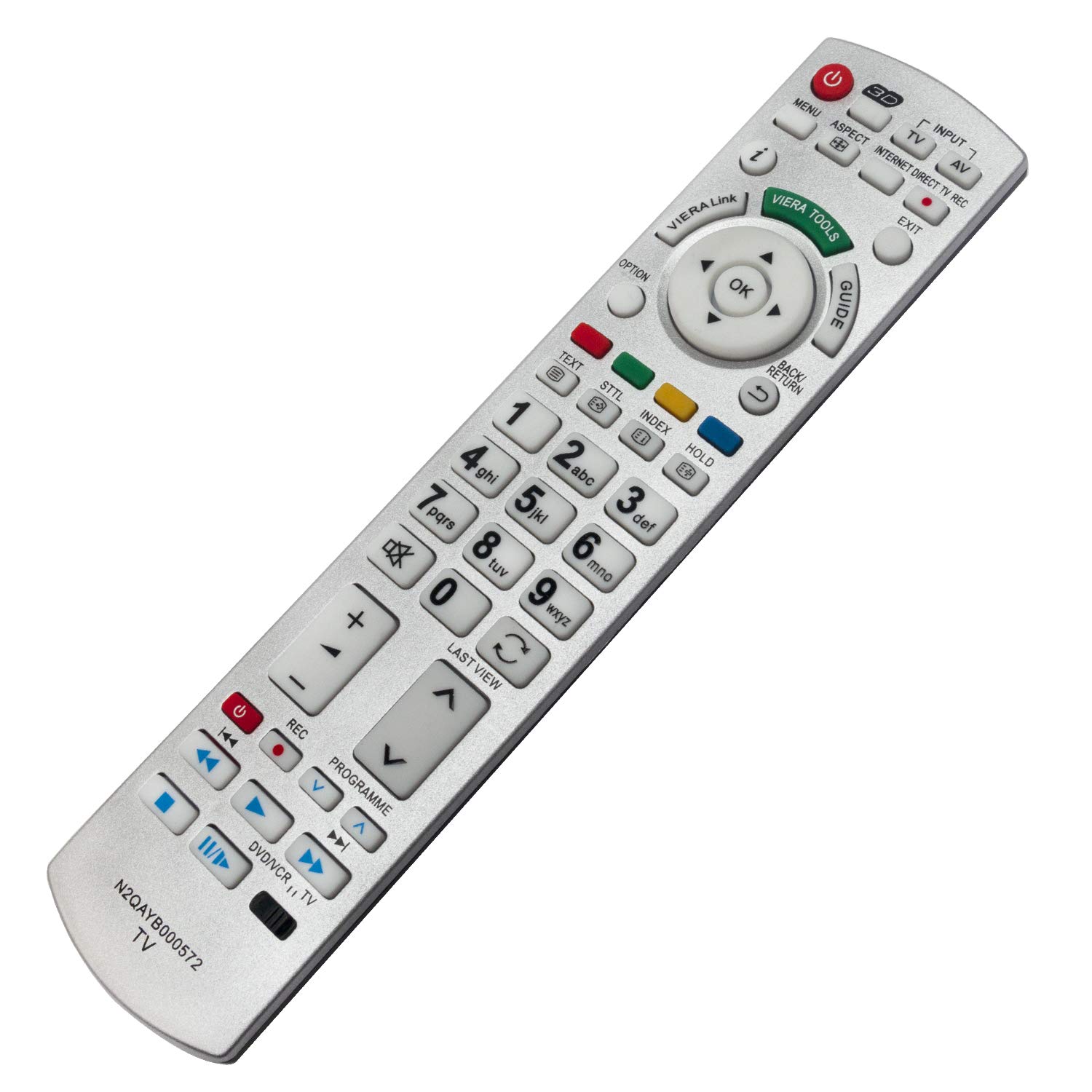ALLIMITY N2QAYB000816 sostituire il telecomando for Panasonic Viera TV TX-32A400B TX-32A400E TX-39AW404 TX-50AW404 TX-L24XM6B TX-L24XM6E TX-L32B6E TX-39A400B TX-L19XM6B TX-L19XM6E