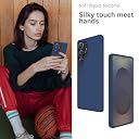 YATWIN Silicone Back Case for Samsung Galaxy S25 Ultra, Soft-Touch Phone Back Cover for Samsung Galaxy S25 Ultra - Dark Blue gallery image