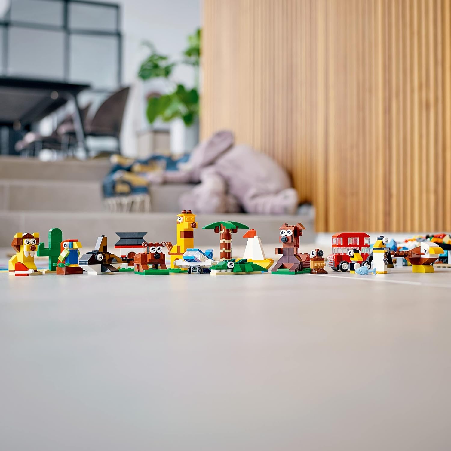 Grеаtеѕt Prоduсt LEGO Classic Around The World 11015 Building Kit; 15 Kids’ Building Toys for Creative Play; Iconic Animal Toys; New 2021 (950 Pieces)