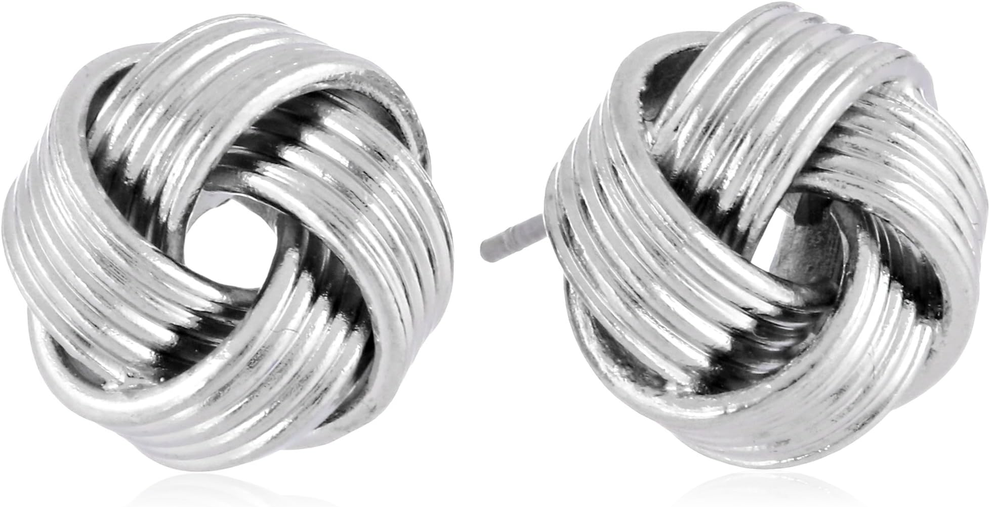 Signature 1928 "Collection" Love Knot Stud Earrings