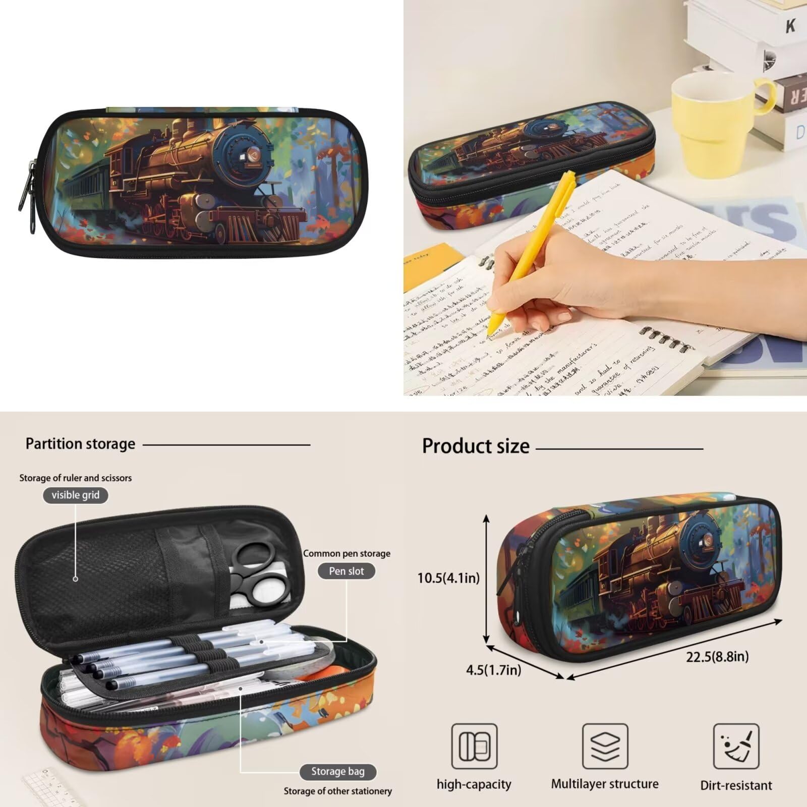 Set di 4 zaini per la scuola elementare per ragazzi e ragazze, set di 4 zaini per la scuola elementare per ragazzi e ragazze, borsa per il pranzo e portapranzo, con astuccio portapenne,