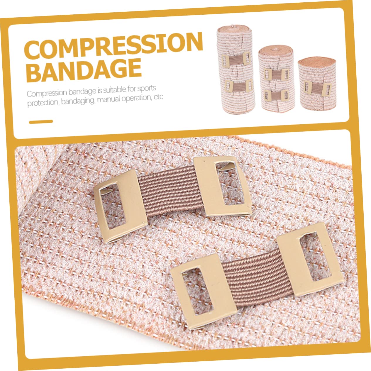 TOVINANNA 3pcs Compression Wraps for Legs Paper Tape Foot Tape Sports Tape Tape Calf Self Leg Wraps Head Wraps Cotton