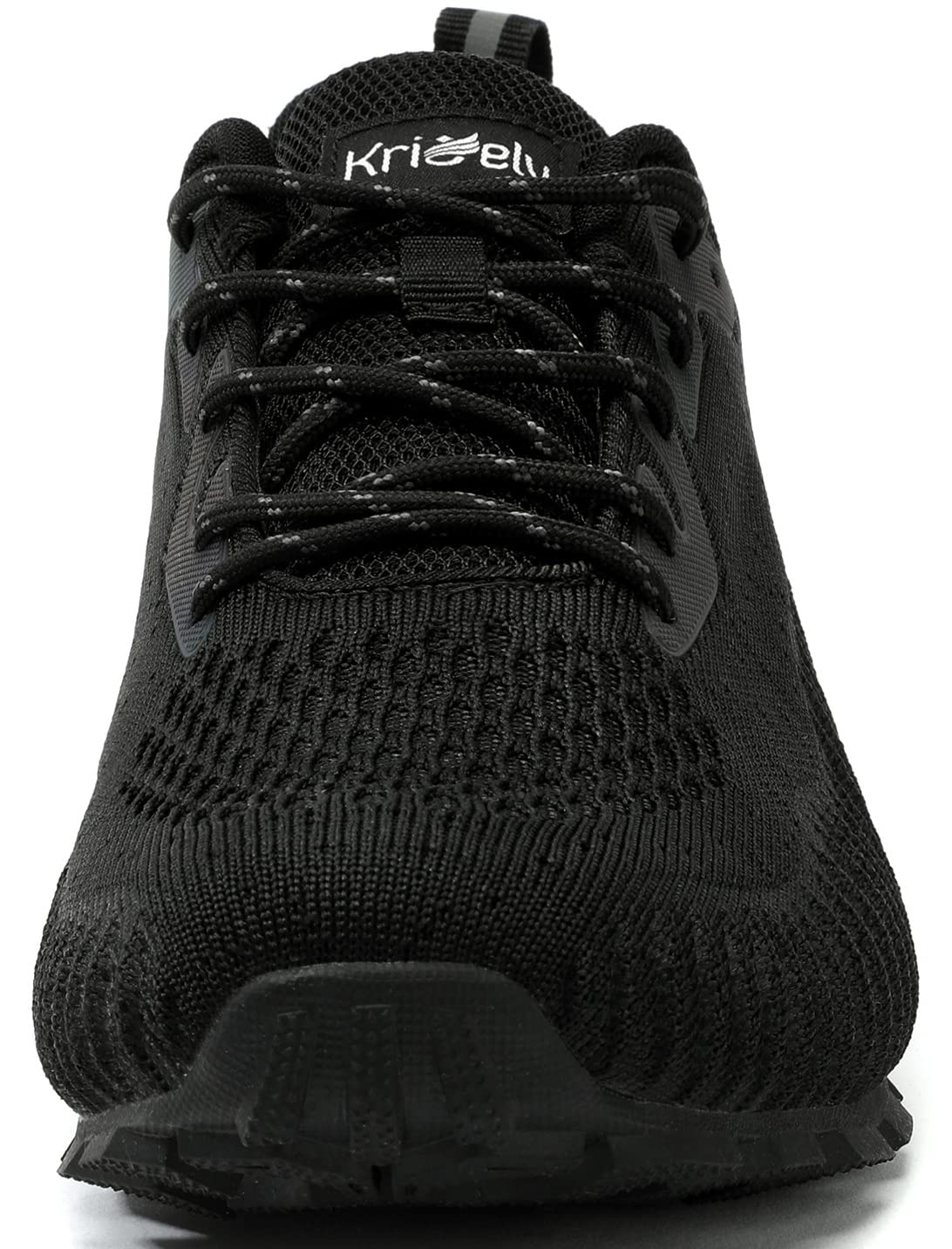 ikunka Men's Fashion Sneakers Lightweight Breathable Walking Shoes Tennis Cross Training Shoe Non Slip Trail Running Shoes?Black 12?