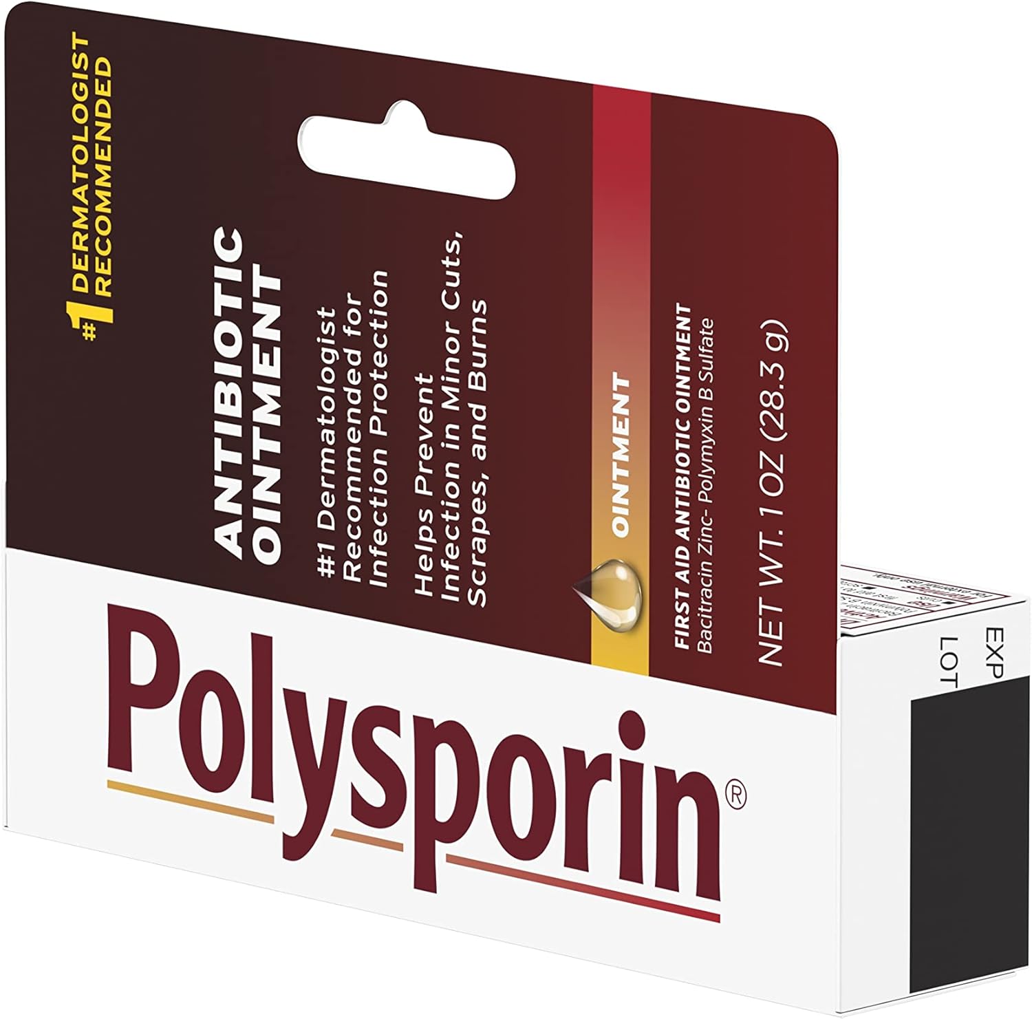 Buy Polysporin First Aid Antibiotic Ointment Without Neomycin, Travel