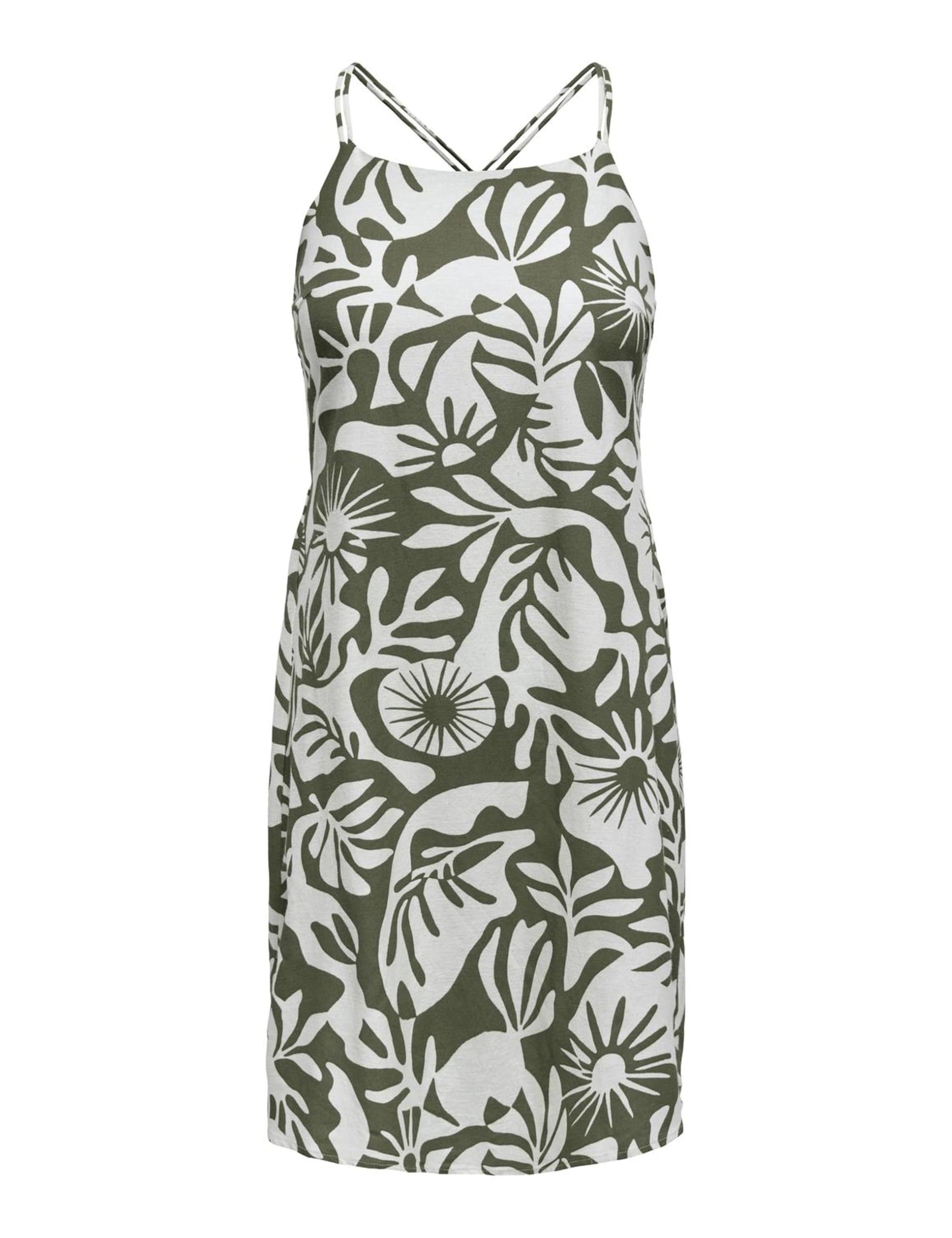 ONLY Onljakiri Linen Strap Dress PTM, Kalamata, XS