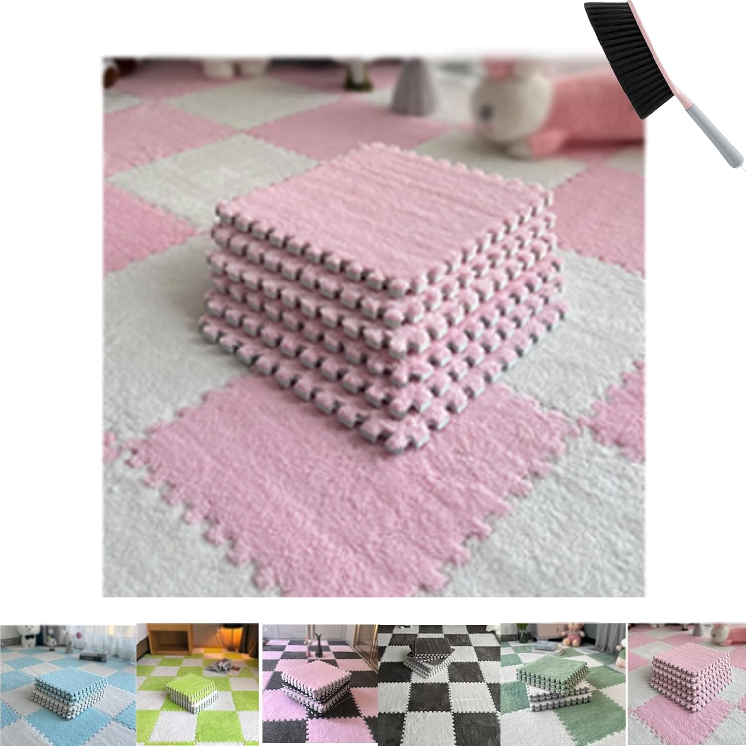 Jigsaw Puzzle Rug Fluffy, Jigsaw Puzzle Rug Interlocking