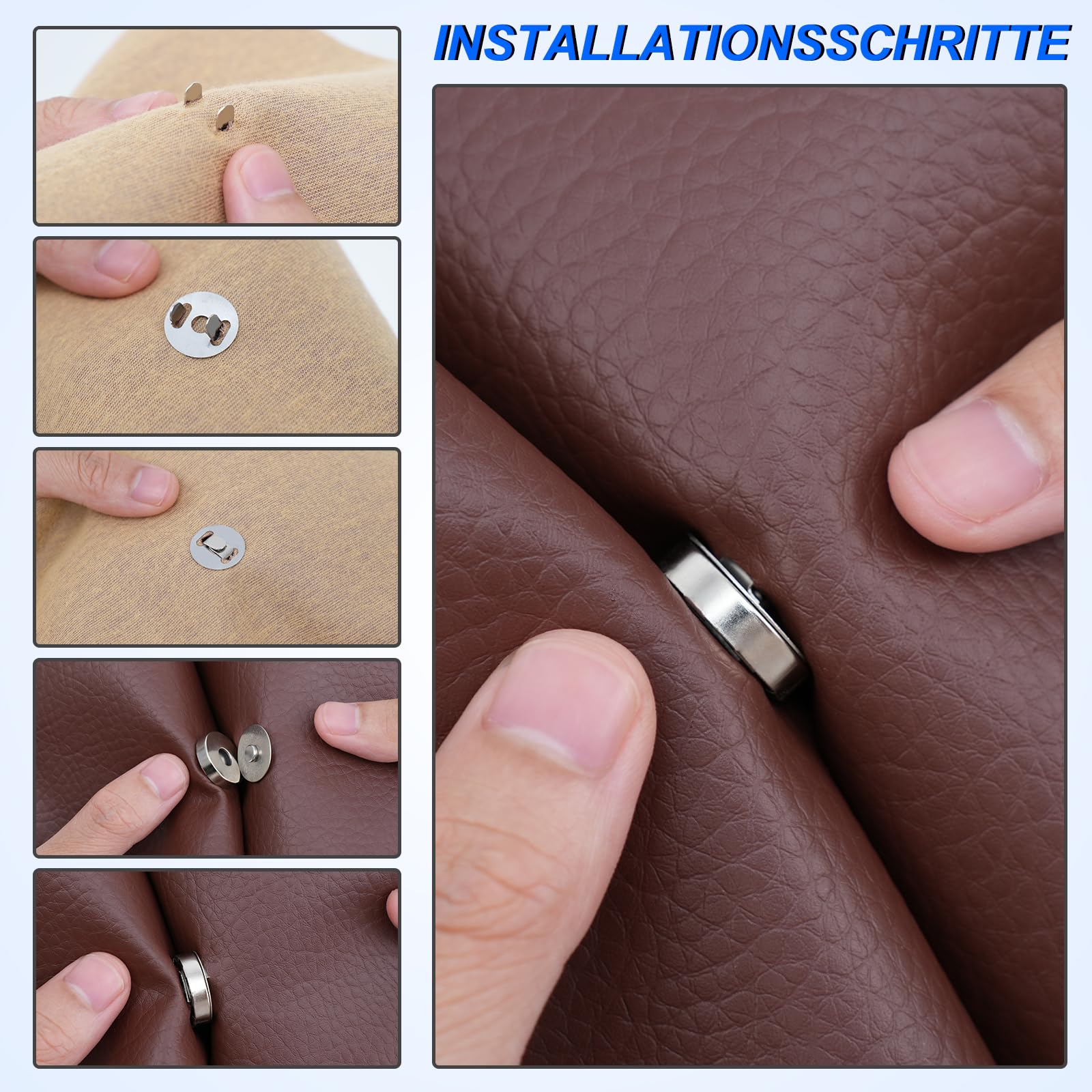 2x10 Uds. Hebillas De Anillo De Metal Para Reparación De Hebillas De Cinturones Para Bolsos De Equipaje Corazon 44x44x2mm