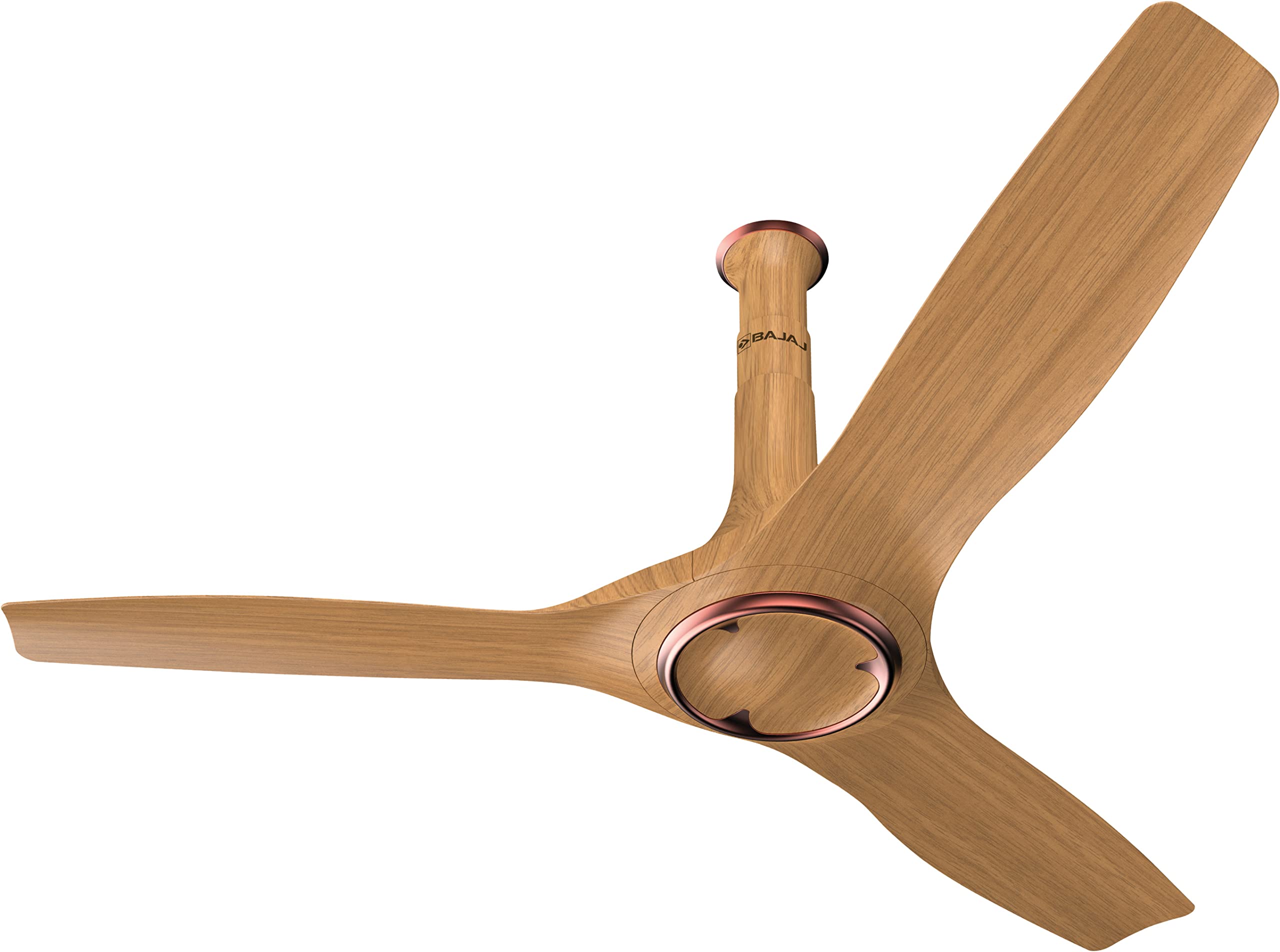 Bajaj Adonis Air 1200MM (48") Ceiling Fans for Home | BEE 1-Star Rated Energy Efficient Ceiling Fan | Aerodynamically Designed Blades | Adjustable Canopy | 2-Yrs Warranty 【Cherry Wood & Copper】