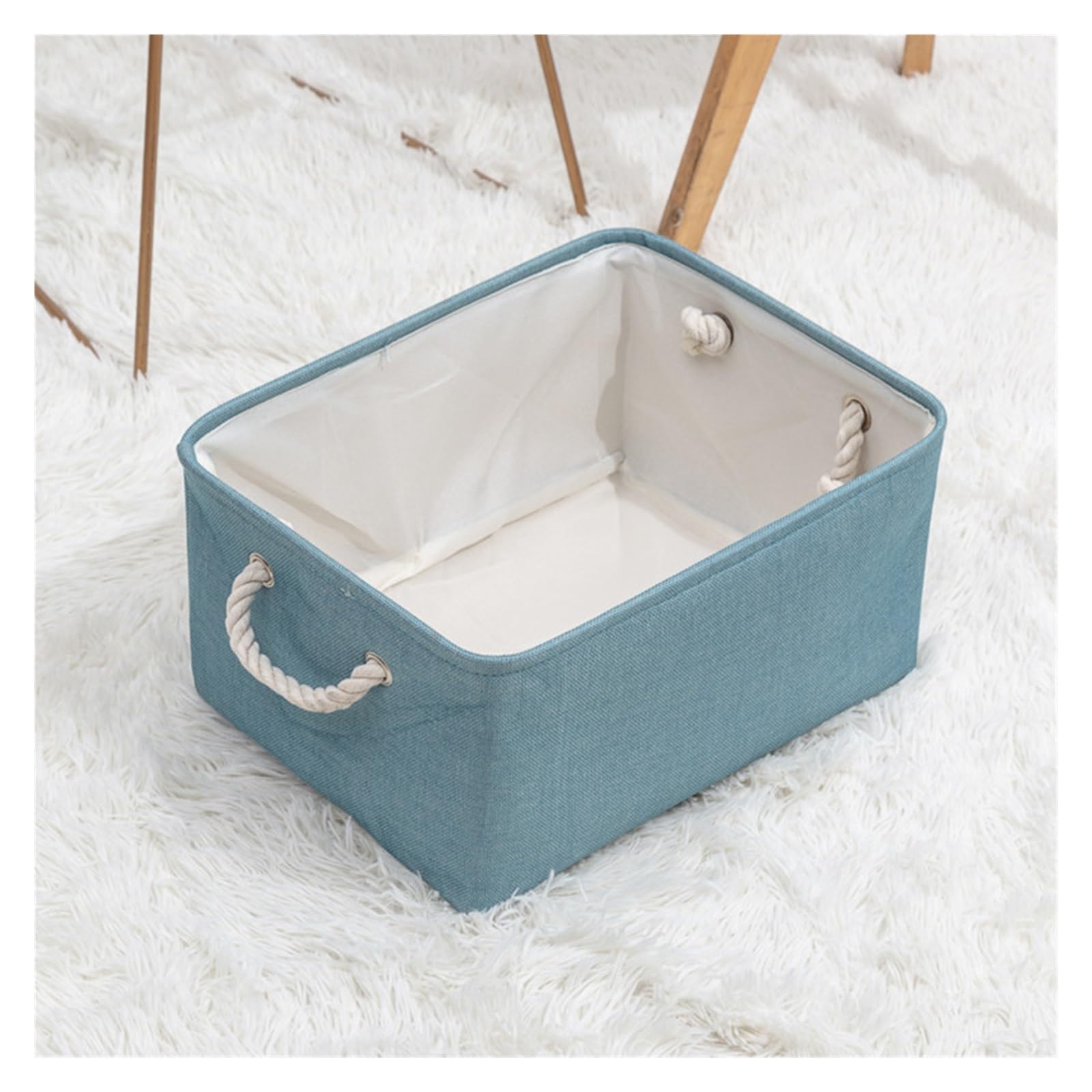 Cesti Porta Giochi In Cotone - 2 Pezzi Pieghevoli Con Manici, 40x25x50cm, Per Giocattoli E Organizzazione