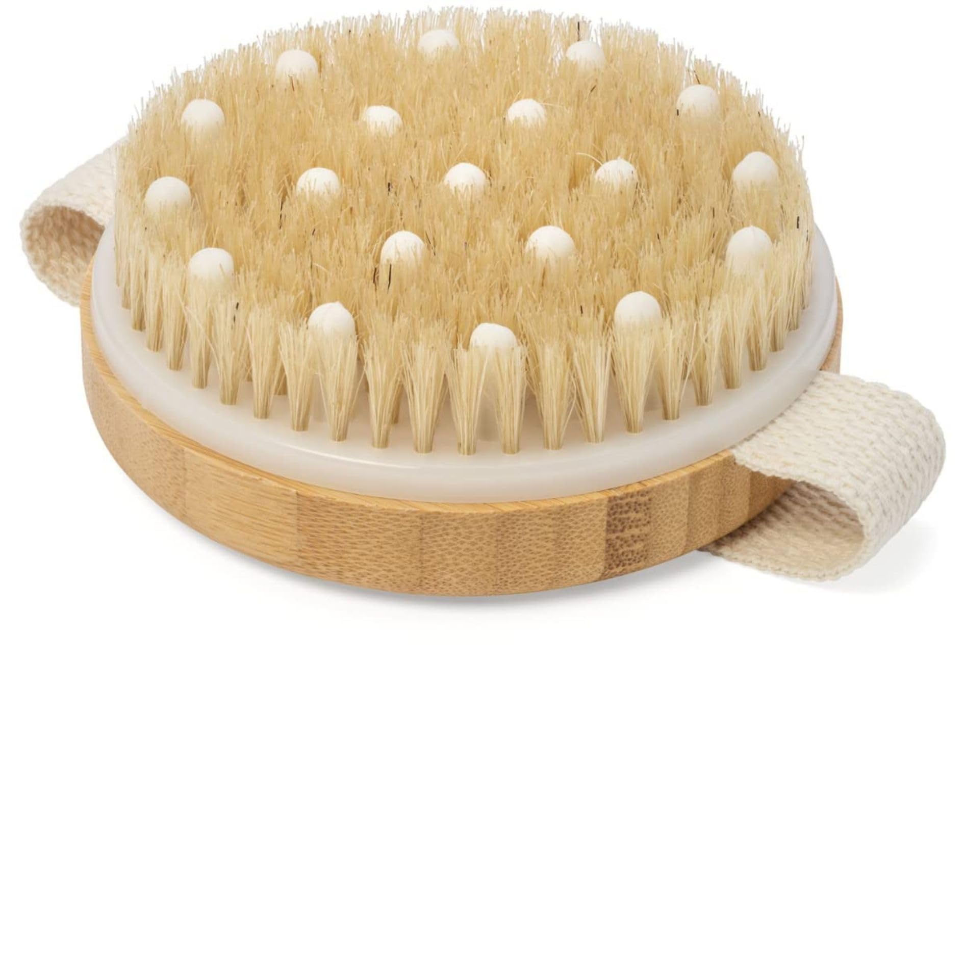 Viraaji Wooden Bath Brush with Massaging Nodes - Wet and Dry Body Brush Scrubber For Cellulite and Lymphatic, Wooden Shower Body Exfoliator Scrubber (Pack Of 1)-picture-52