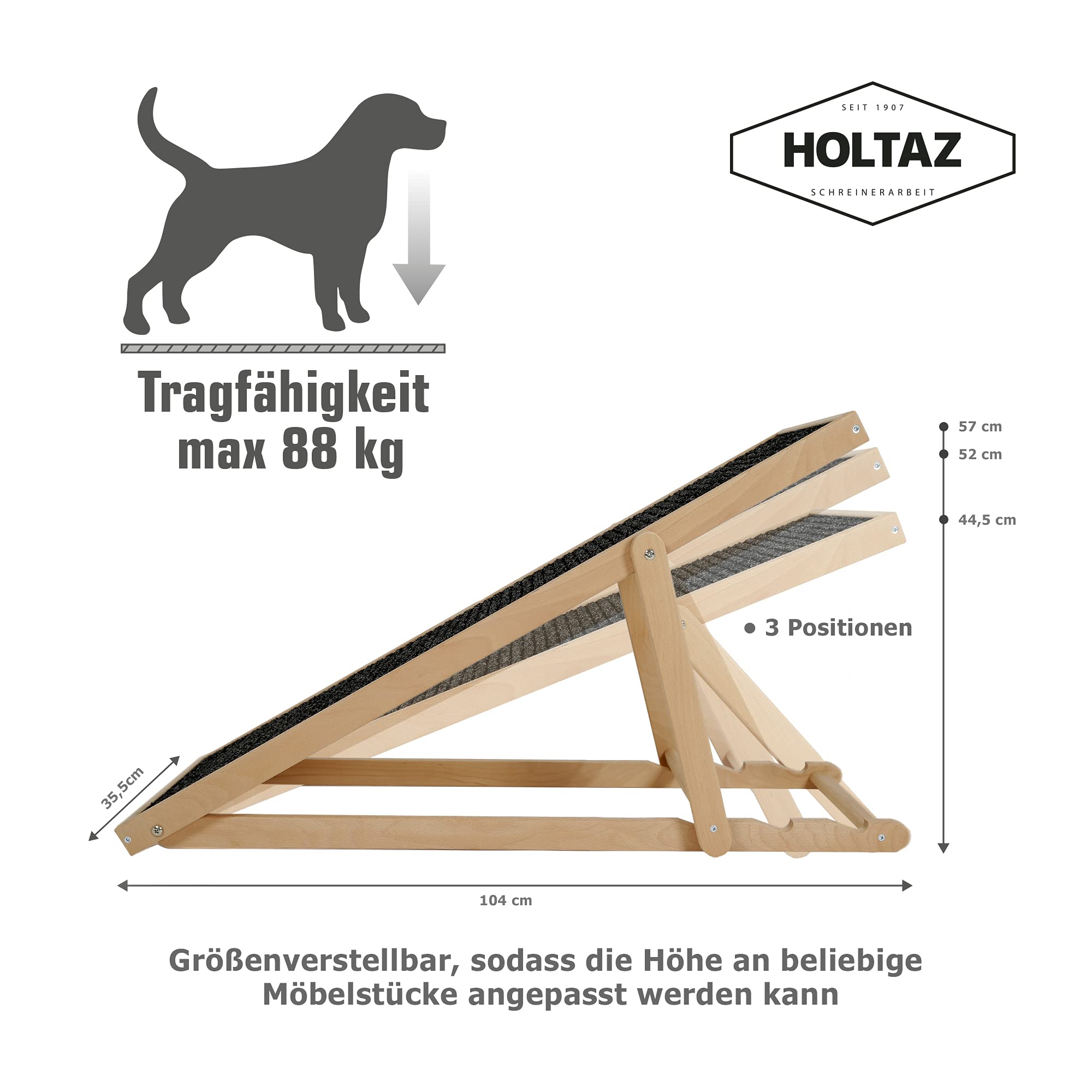 Hondenhelling, hondentrap voor kleine en grote honden, lichte en