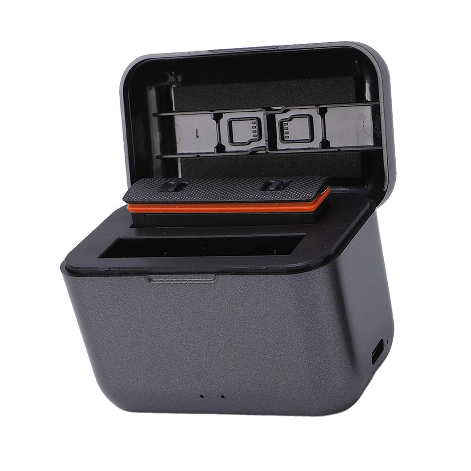 Cryfokt Baterías de Cámara de Acción de Alta Capacidad para X4 Air, Conjunto Portátil con Cargador de Doble Ranura y Estuches de Almacenamiento, 2 uds.