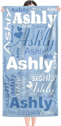 Vista 71 de Toalla de playa, toallas de playa personalizadas para niños, toallas de playa para adultos y niños, microfibra de secado rápido, toallas de playa