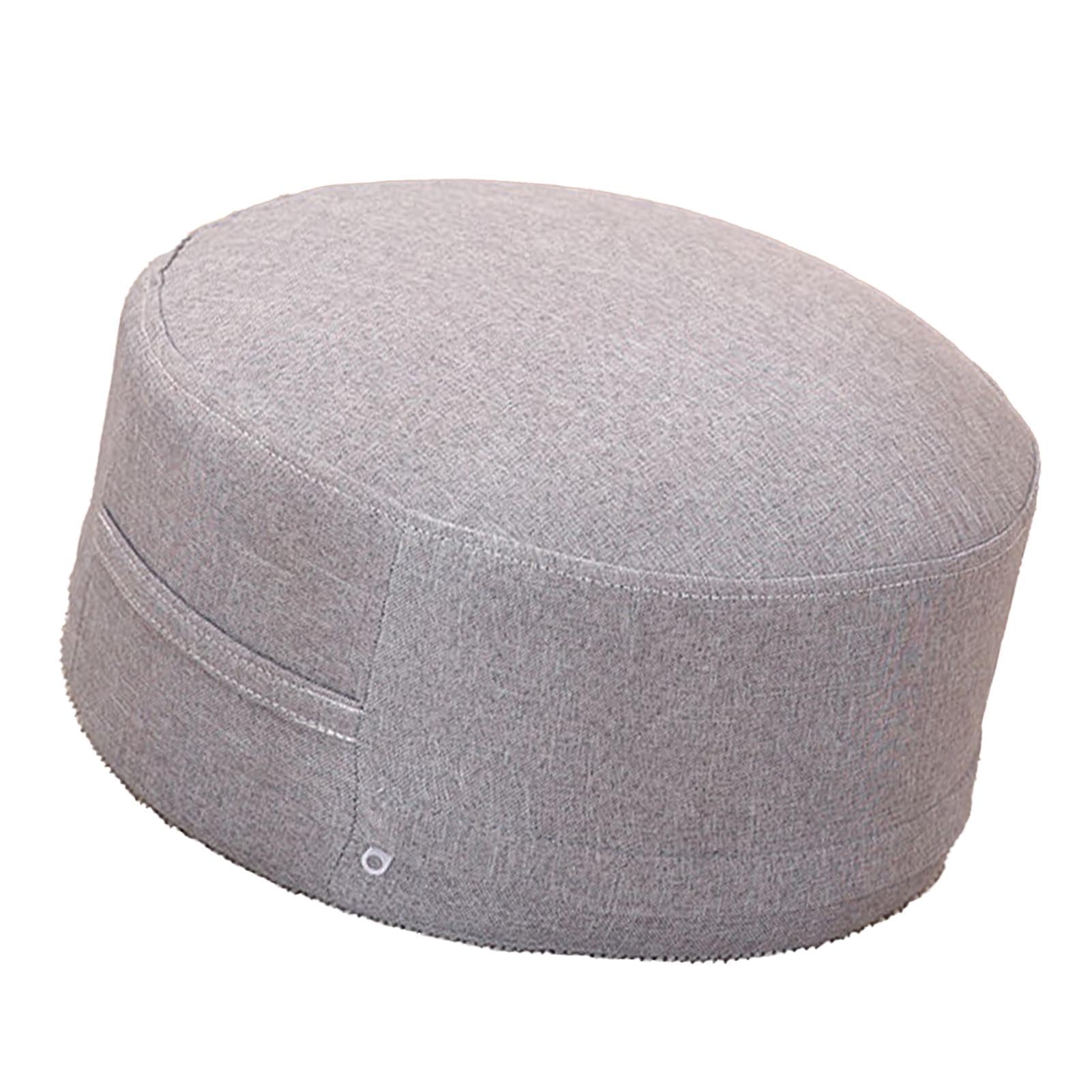 SIXRUN Cuscino da Pavimento, Cuscino da Pavimento Rotondo in Tessuto di Cotone, da Sedile Staccabile Spessore 20 Cm, Supporto Morbido per Soggiorno, Camera da Letto, Lettura di Meditazione, Adulti