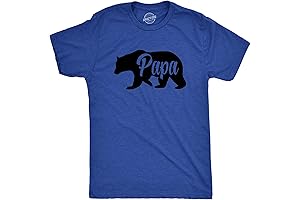 Unique Papa Bear Novelty Tee: Family Humor for Dad