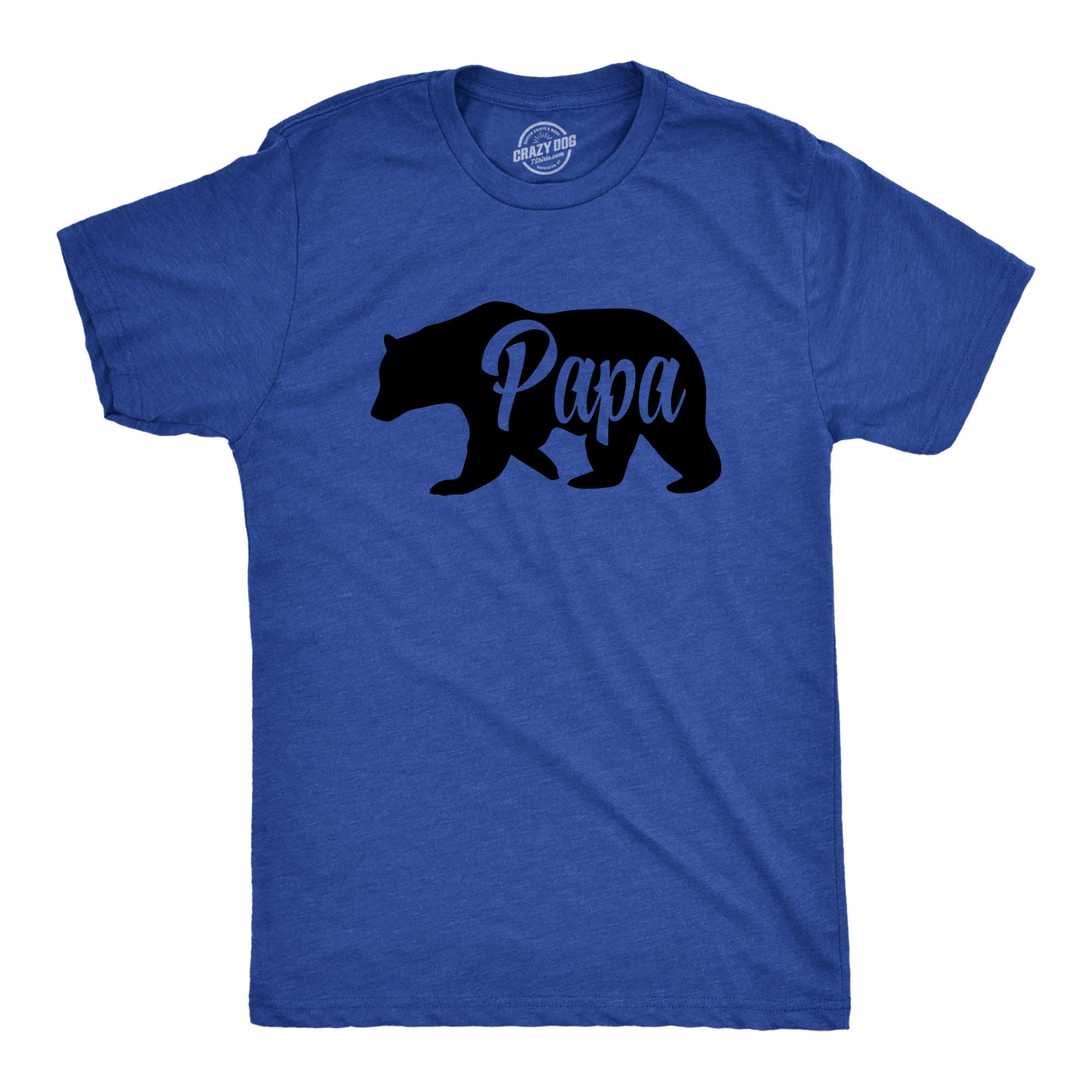 Mens Papa Bear Funny Shirts for Dads Gift Idea Humor Novelty Tees Family T Shirt
