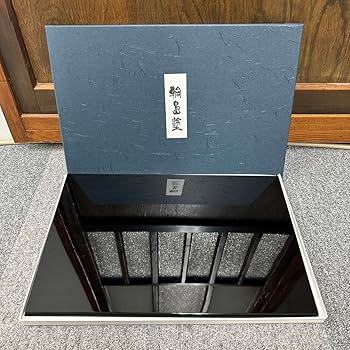 輪島塗 橋田勝博作 薄板三枚組+杉角蛤板 美品 共箱 華道 送料込 Amazon.co.jp: ?? 輪島塗 橋田勝博 薄板 三枚組 敷板 本漆 お盆
