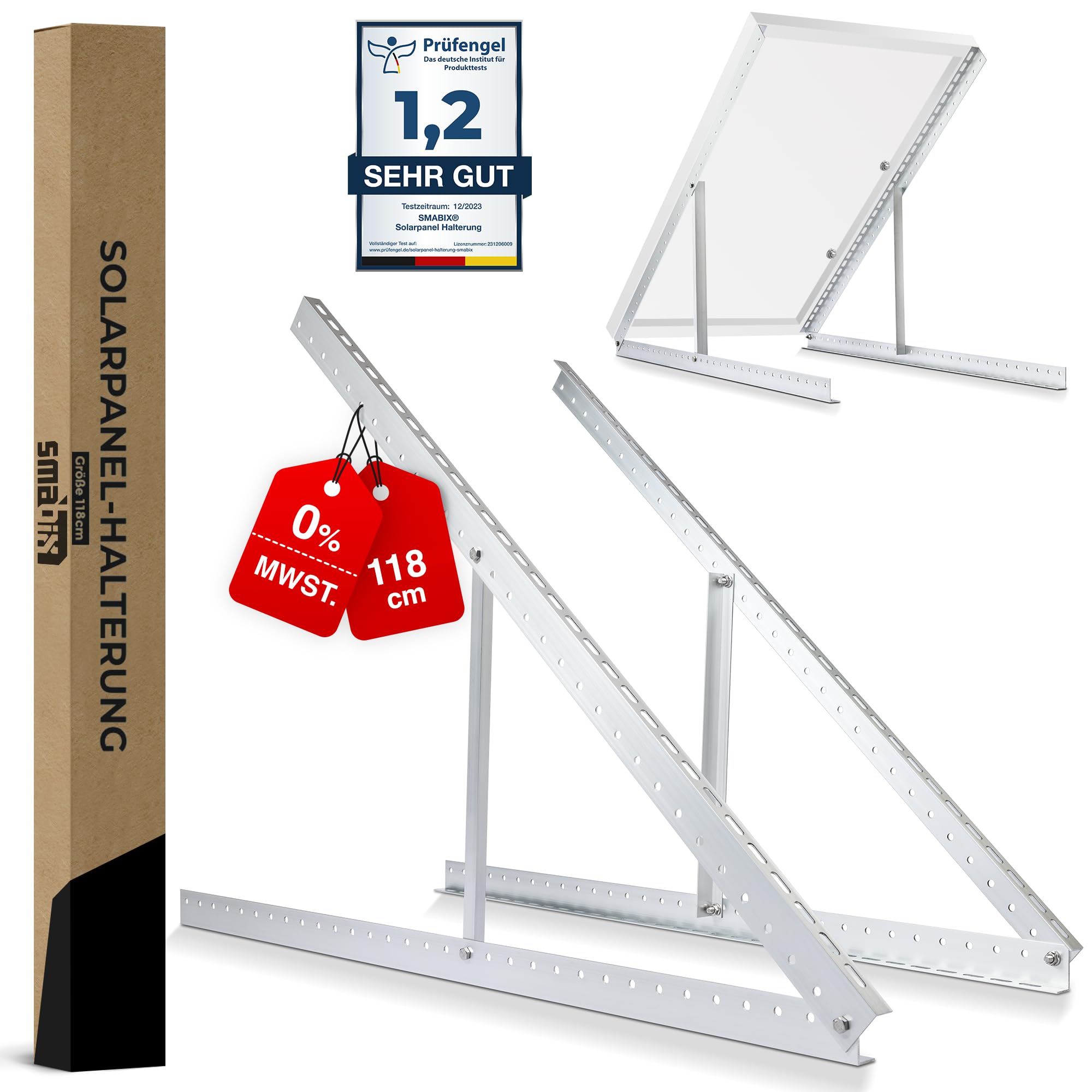 SMABIX Solarpanel Halterung 118 cm