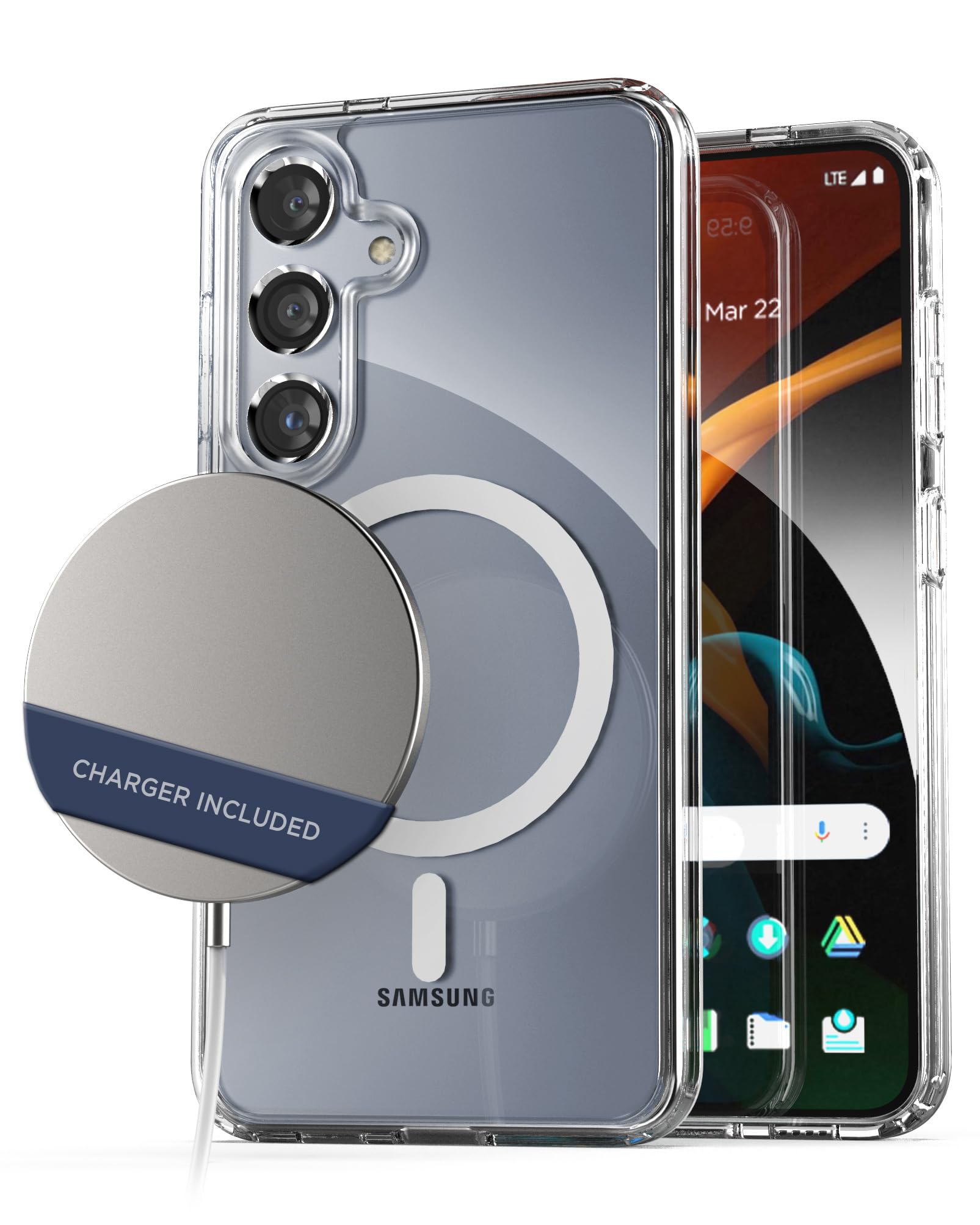 Amazon.com: ENCASED 2-in-1 MAG Case with Wireless Charger for