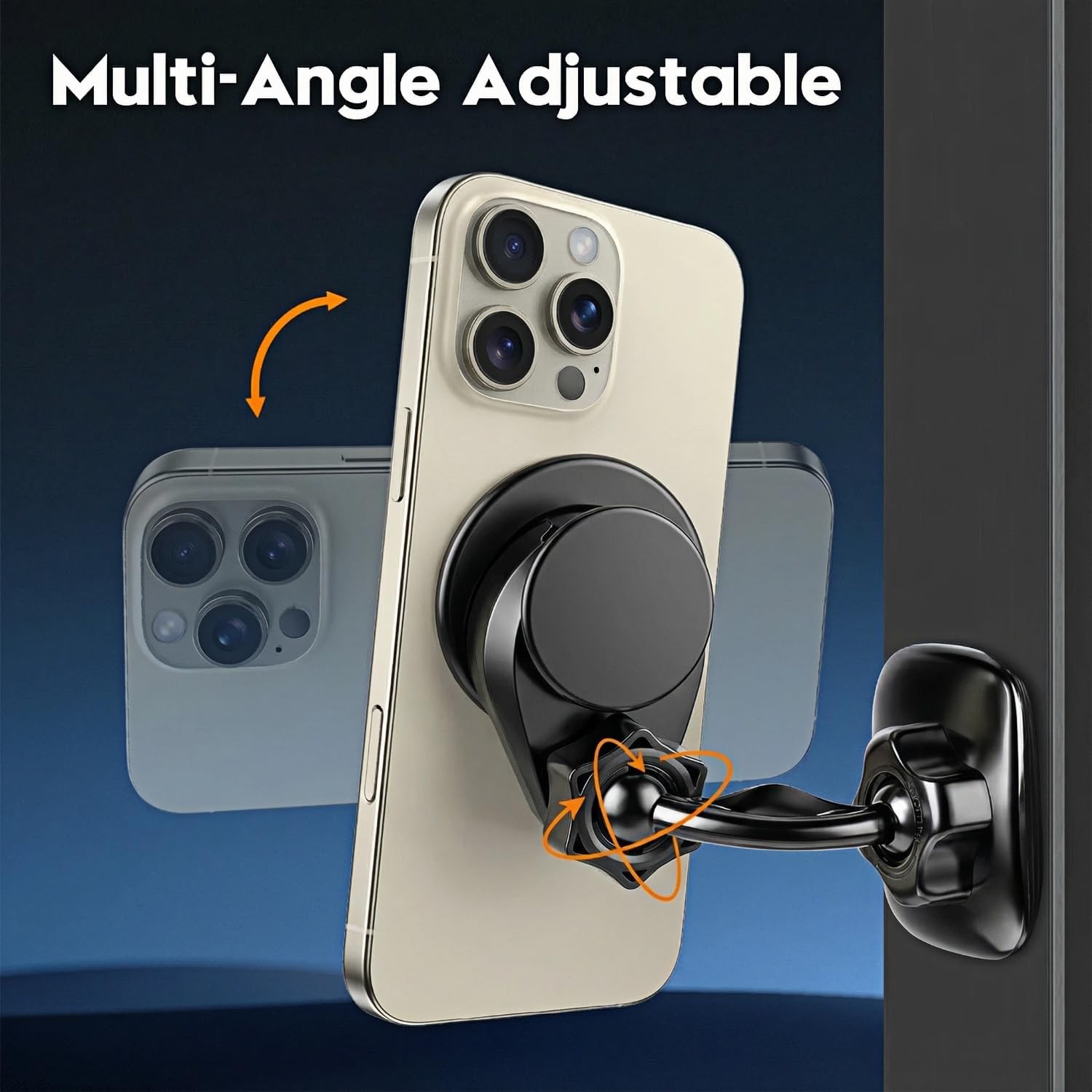 TDTOK Magnetic Gym Phone Holder for Popsocket, Strong Base Magnets Phone Holder Compatible for Popsocket, Support Gym Accessories Golf Cart and Any Metal Surface - Image 2