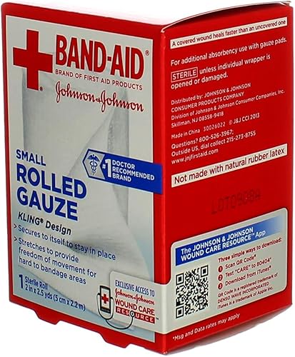 Miniatura 4 de Band-Aid Brand of First Aid Products - Gasa enrollada flexible, 2 pulgadas por 2.5 yardas (paquete de 6)