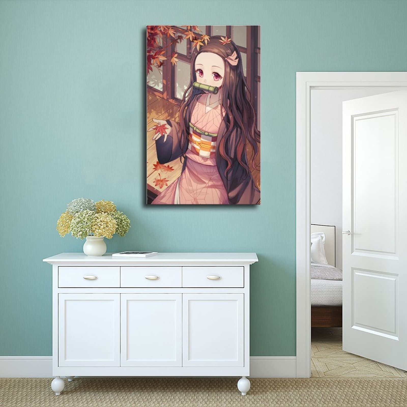 Poster Demon Slayer Kamado Nezuko - Toile Décorative 30x45 Cm Pour Chambre Moderne Et Stylée