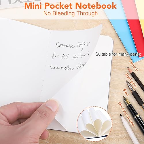 Miniatura 3 de BESARME 60 Packs Mini Notebooks Bulk, Blank Paper Small Pocket Notebook Mini Sketchbooks Small Journal Memo Notepads for Students School Supplies
