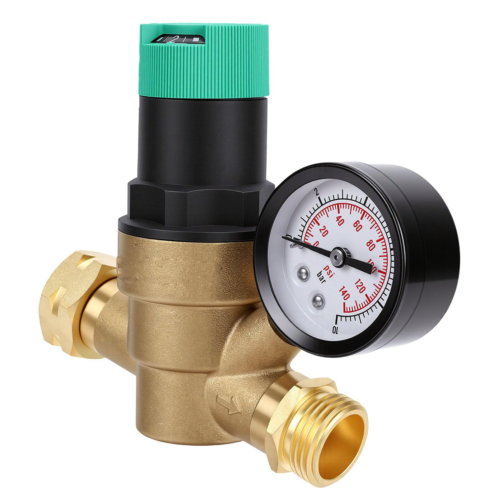 Akozon Regulowany Regulator Ciśnienia Wody Bezołowiowy Mosiądz z