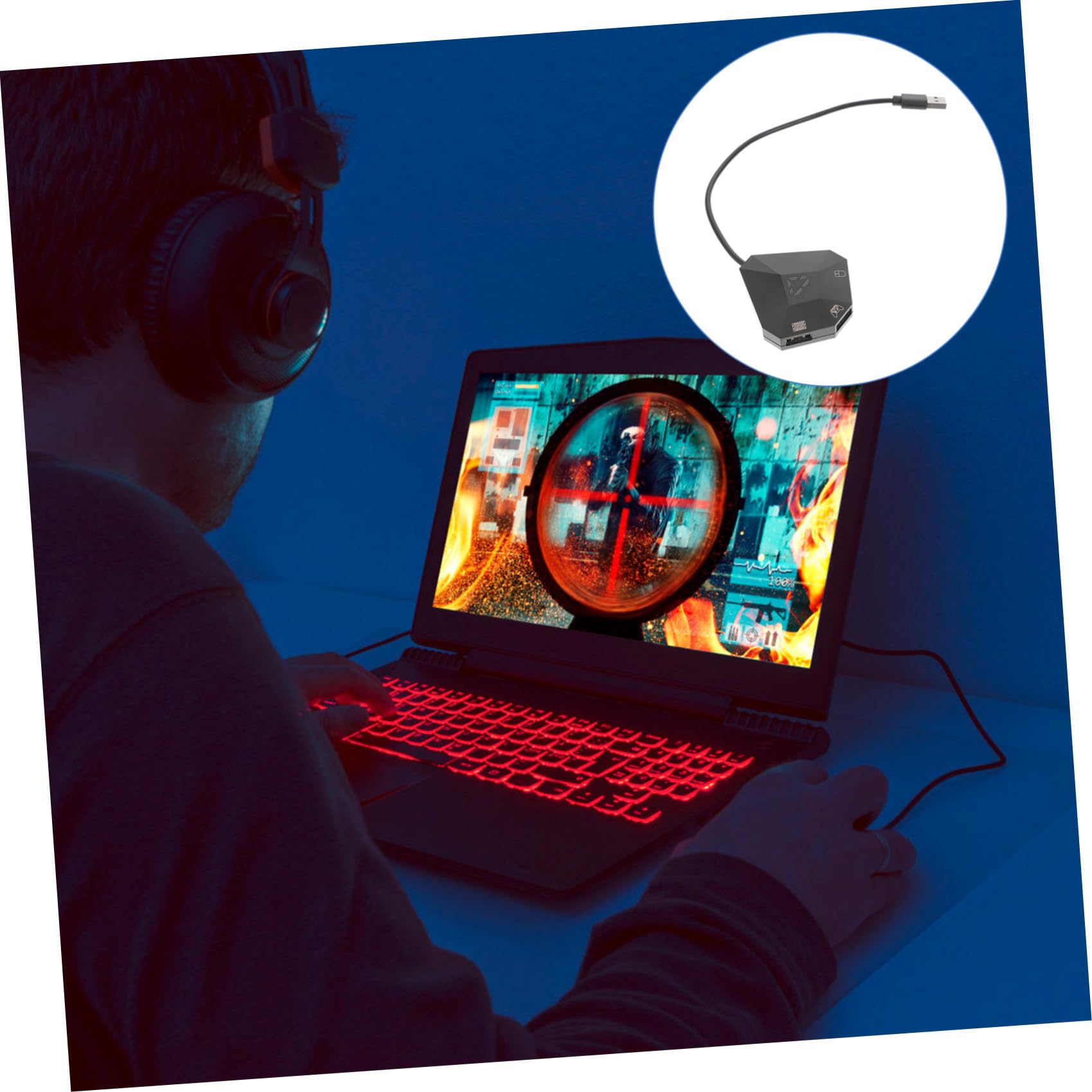 convertitore di mouse e tastiera adattatore accessori per console di gioco tastiere controller convertitore per console di gioco portatile controllore topo maneggiare AbS