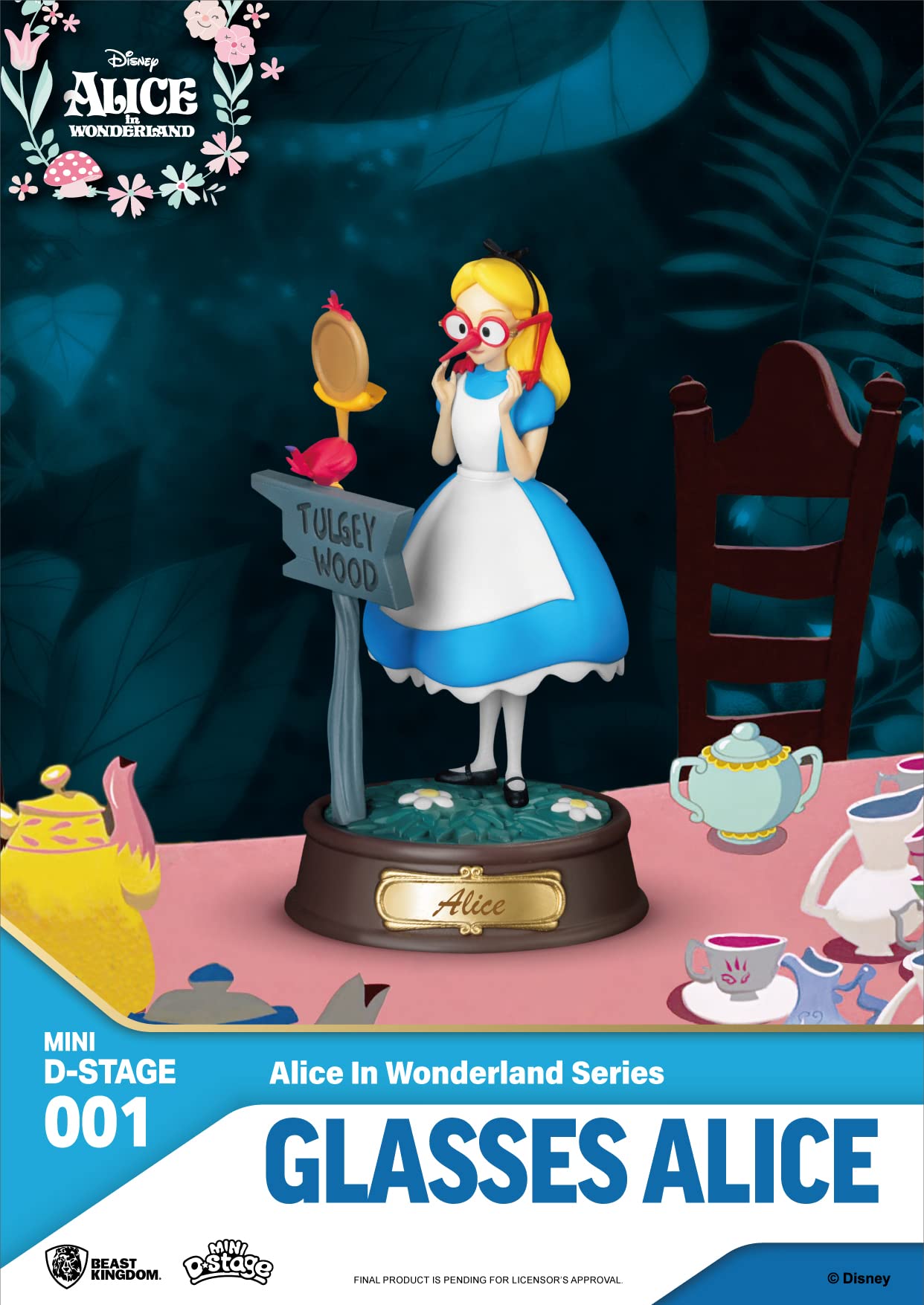 Amazon.com: Beast Kingdom Alice in Wonderland: Mini D-Stage 001 6
