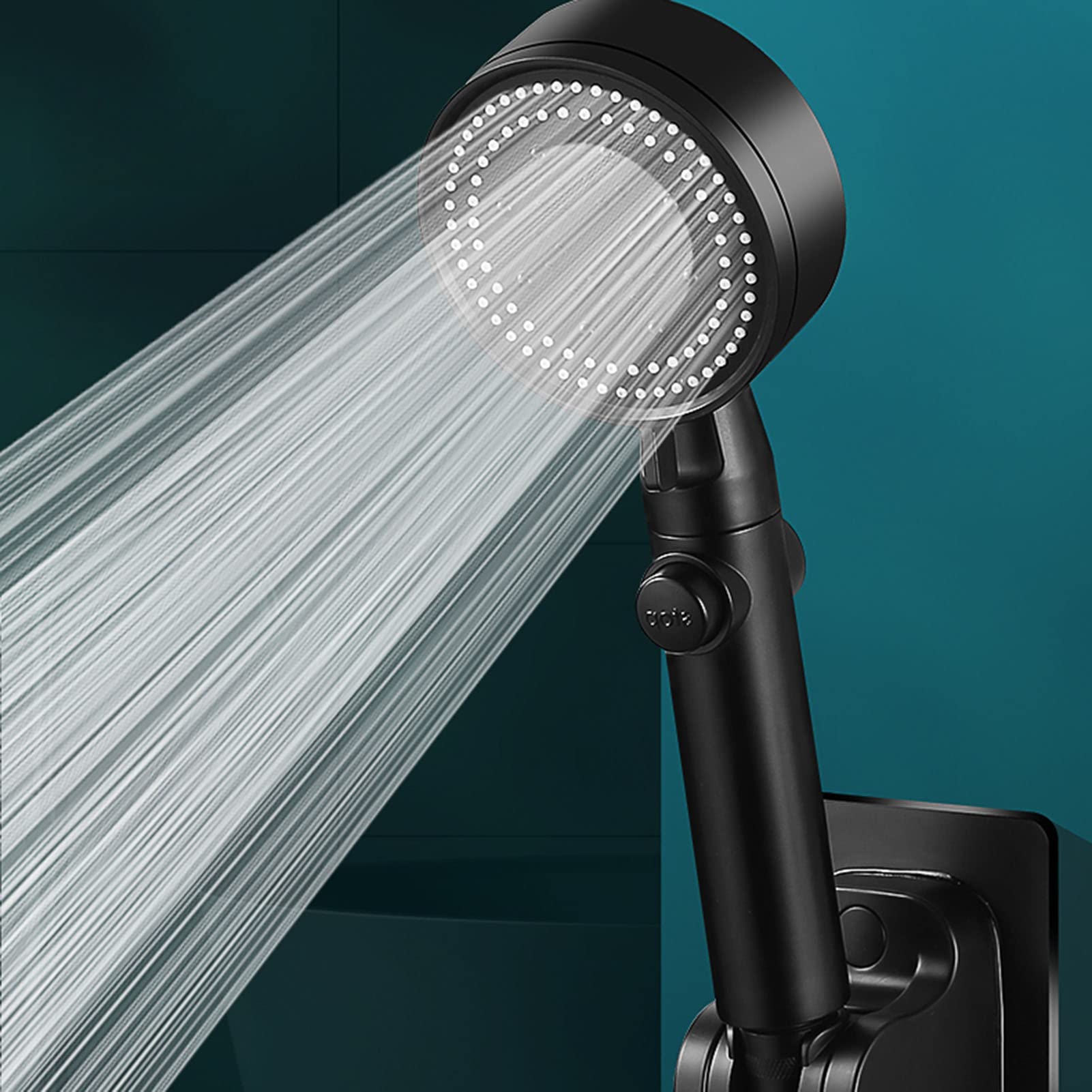 Cabezal de Ducha con 5 configuraciones de Modo, Cabezal de Ducha Grande de Lujo con rociador de Mano, Cabezal de Ducha de Alta presión para baño