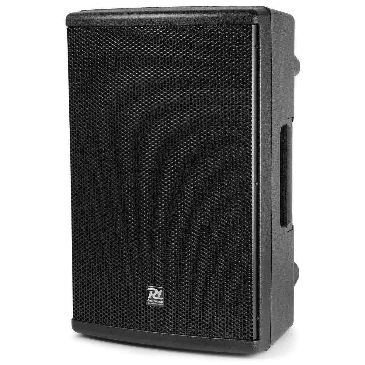 Power Dynamics PD412A Enceinte Active 12" - Puissance 1400 Watts, Bi-Amplification, Connexion sans Fil Bluetooth, Solide et Facile à Transporter, Idéal pour DJ ou pour la Scène comme Moniteur