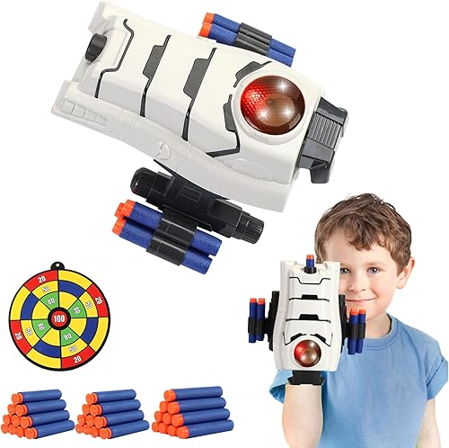 Miniatura 6 de Star Galaxy Wars - Pistola de juguete para lanzar dardos, juguetes de espuma para niños de 5, 6, 7, 8, 9 años o más, juguetes de superhéroe con 30
