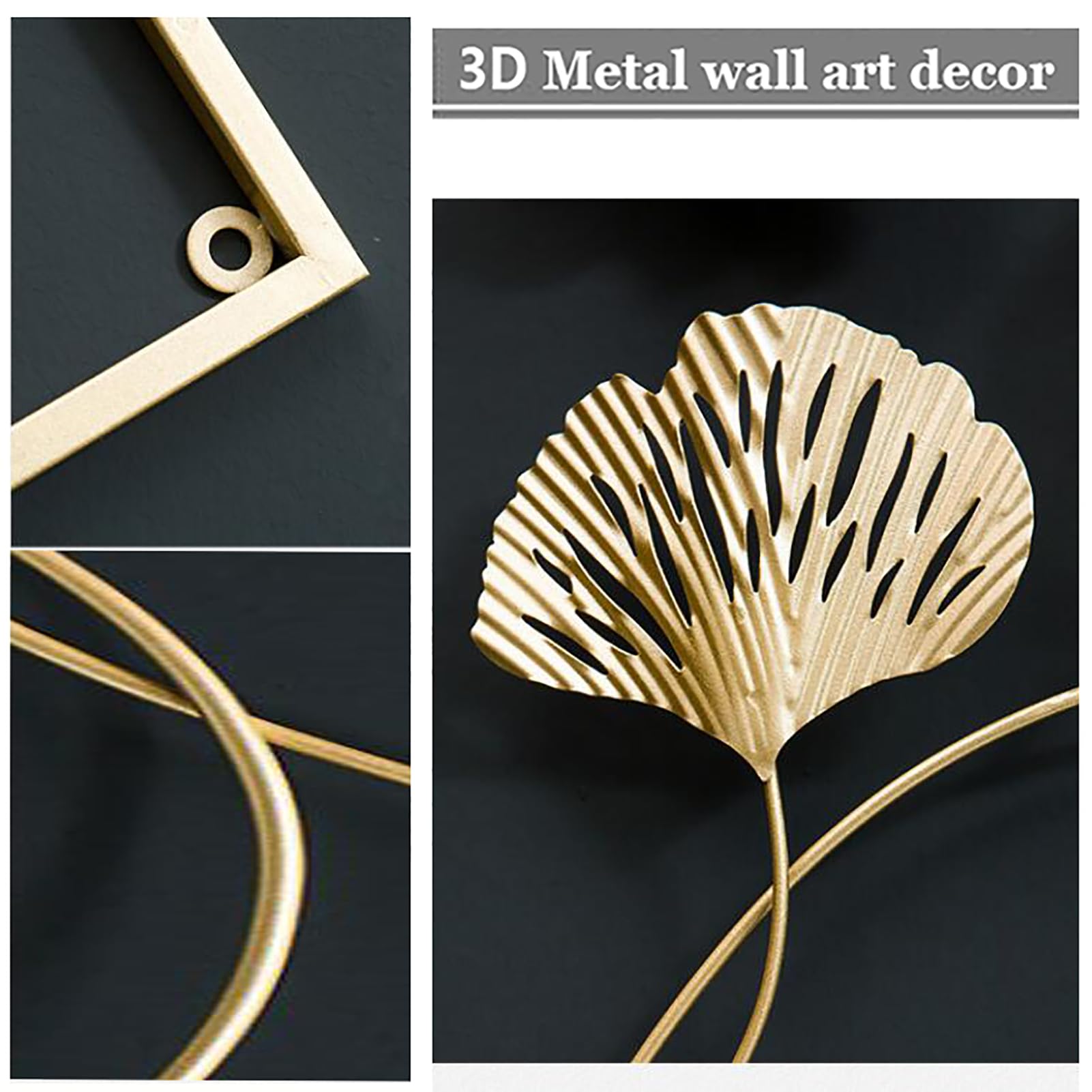 シンプルな芸術置物金属鉄芸装飾イチョウの葉の装飾q シンプルな芸術置物金属鉄芸装飾イチョウの葉の装飾q 【公式通販】