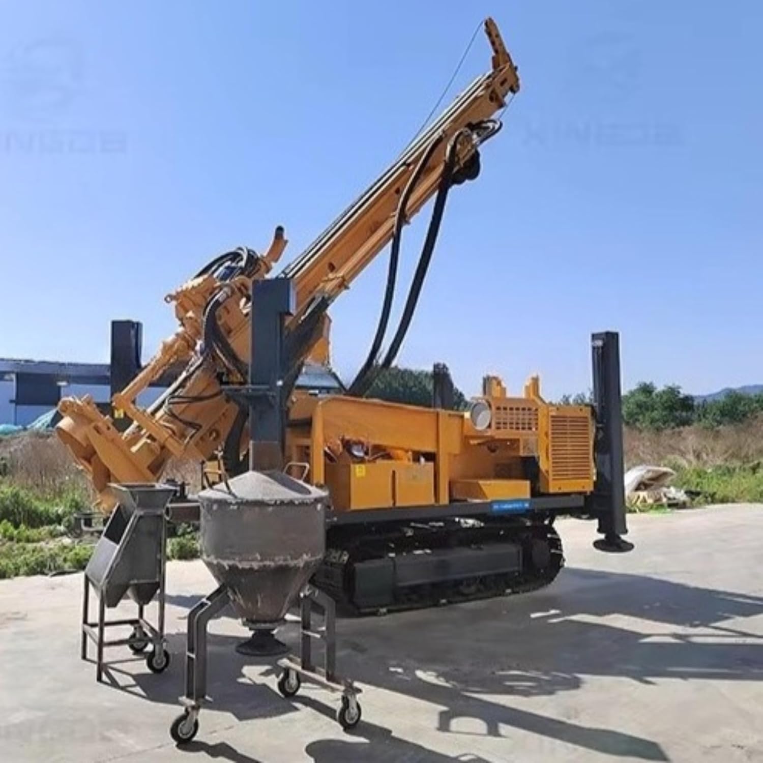 Large Hole Surface Mine Reverse Circulation Drilling Rig – Rotary RC Drill Rigs for Mineral Exploration, Geotechnical Surveys, and Core Sampling – Customizable Drilling Depth and Features
