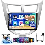 2+64G Screen for Hyundai Accent Verna Solaris 2010-2016 CarPlay Stereo Android 15 Car Radio 9