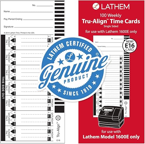 Miniatura 2 de Lathem, reloj con tecnología Tru-Align, N/A