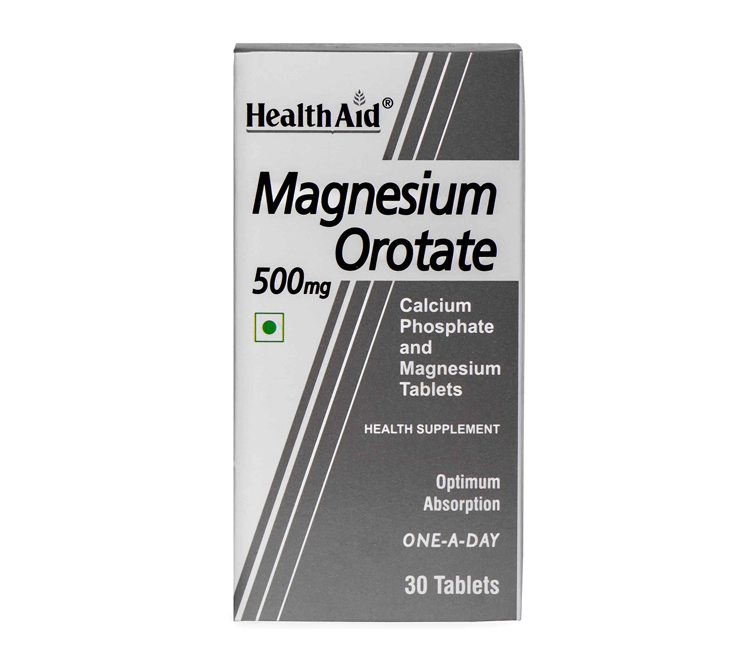 Health Aid Healthaid Magnesium Orotate - 30 Vegetarian Tablets|Superior Absorption Formula|Magnesium Supplement For Healthy Bones, Teeth, Nerve System |Yeast&Gluten Free (B0DCG66423) Amazon Price History, Amazon Price Tracker