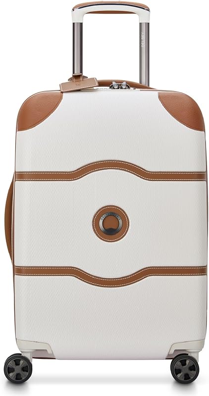 DELSEY PARIS Chatelet Air 2.0, equipaje de mano Plus de 20 pulgadas, Angora | valija de mano, rígida, policarbonato liviano de primera calidad, ruedas giratorias de doble densidad, puerto USB, candado TSA