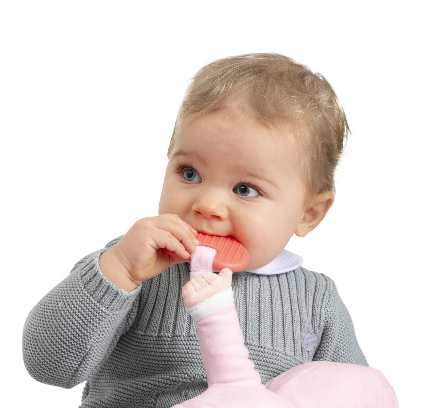 Chicco Gioco La Mia Prima Bambola, con morbido cuore Massaggiagengive per la Dentizione, soffice e leggera, Lavabile in Lavatrice, 0 mesi+