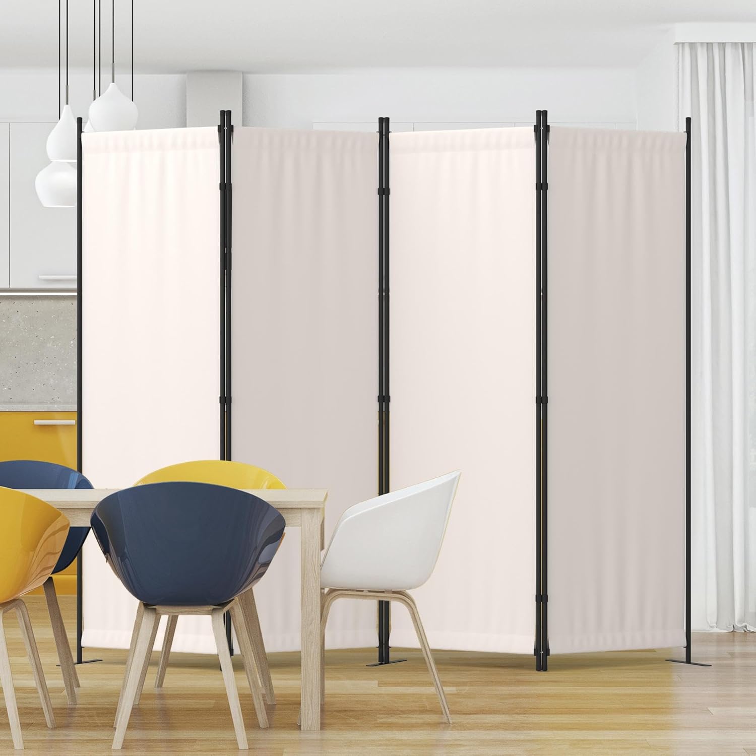 Room Divider 4 Panel Partition Room Dividers
