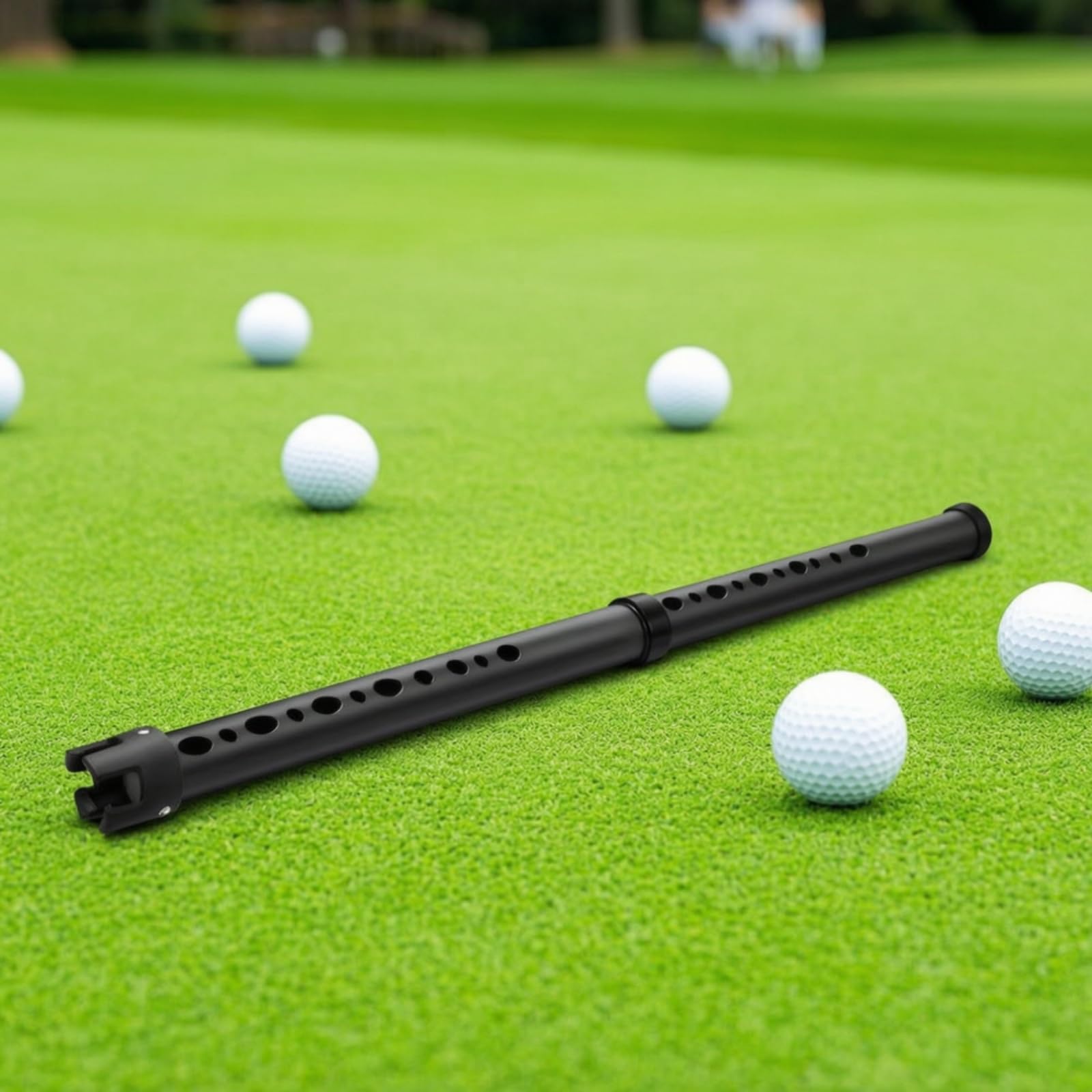 Gralara Tubo Recogedor Pelotas Golf Portátil Recogedor Bolas Golf con Pinzas Recogepelotas para Golfistas