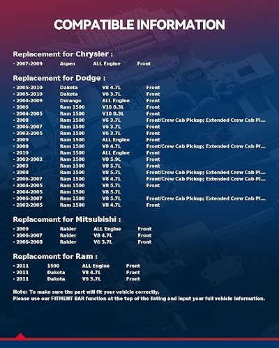 Vista 280 de KAX Espaciadores de rueda de 0.236 x 5.315 in, espaciadores de rueda centrados de 2 pulgadas y 6 lengüetas para F-15-0, Expedition, Mark LT, Negro
