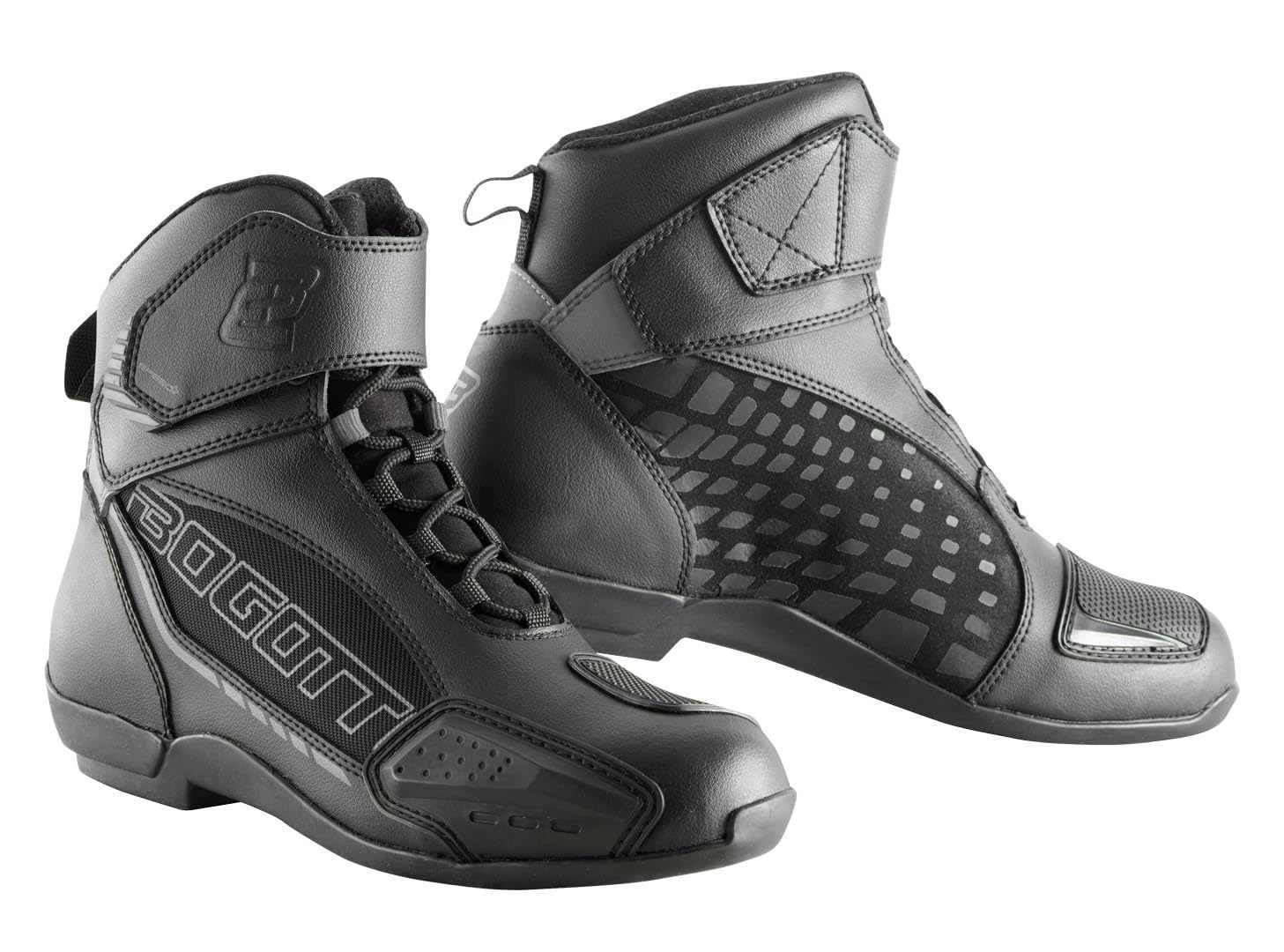 Bogotto GPX Motorradschuhe, schwarz, 47 | Atmungsaktiv